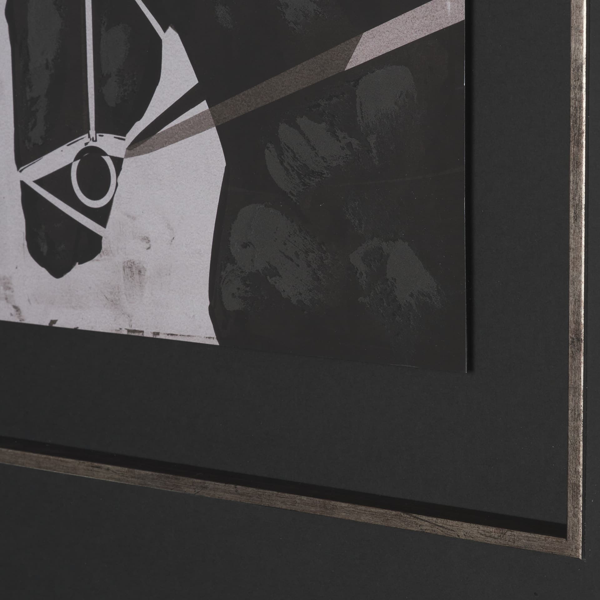 Steed 1 by Mercana Studio Hand-Embellished Framed Artwork Matted under Glass — product photograph