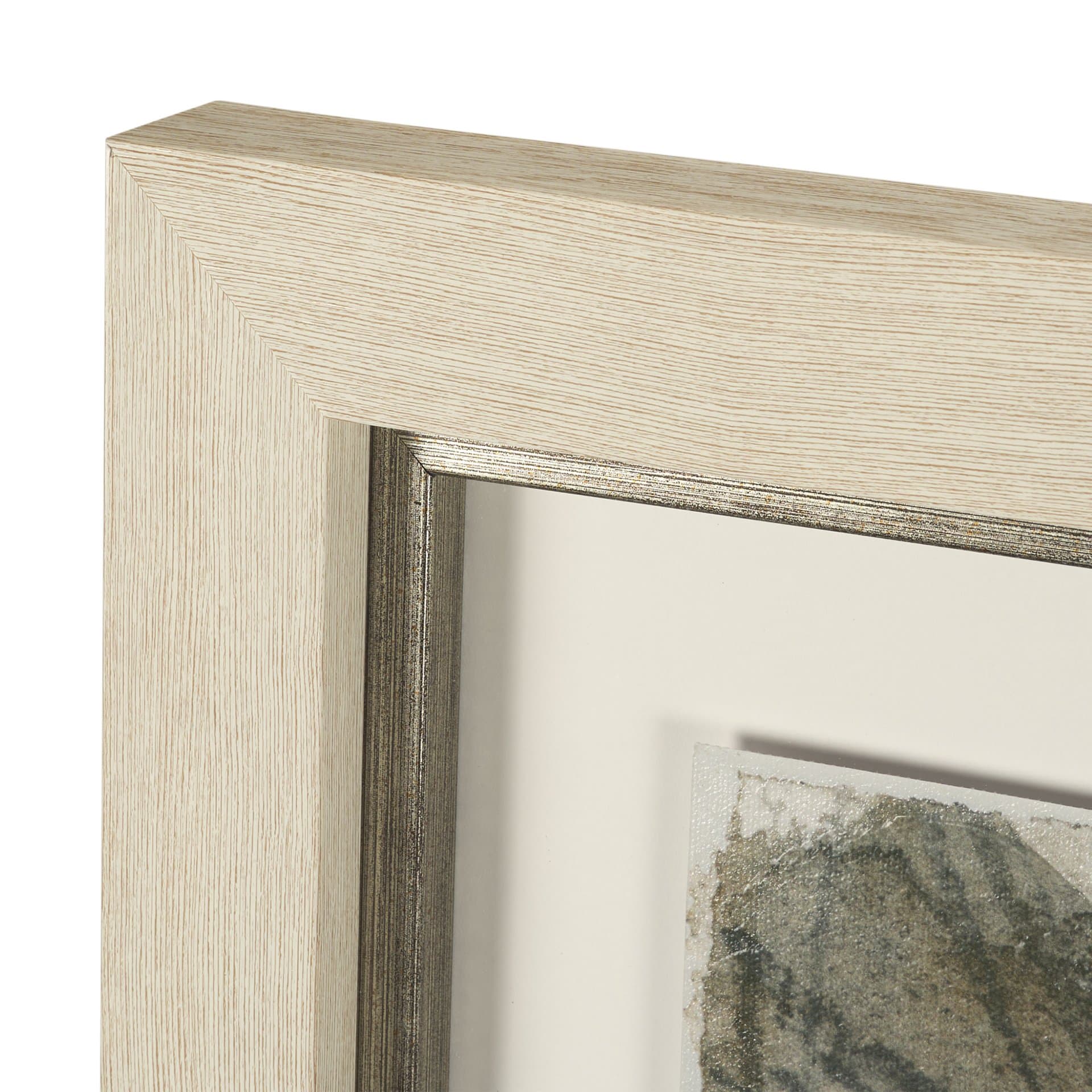 Deer Trail I by Mercana Studio Hand Embelished Textured Framed Artwork Matted under Glass — product photograph