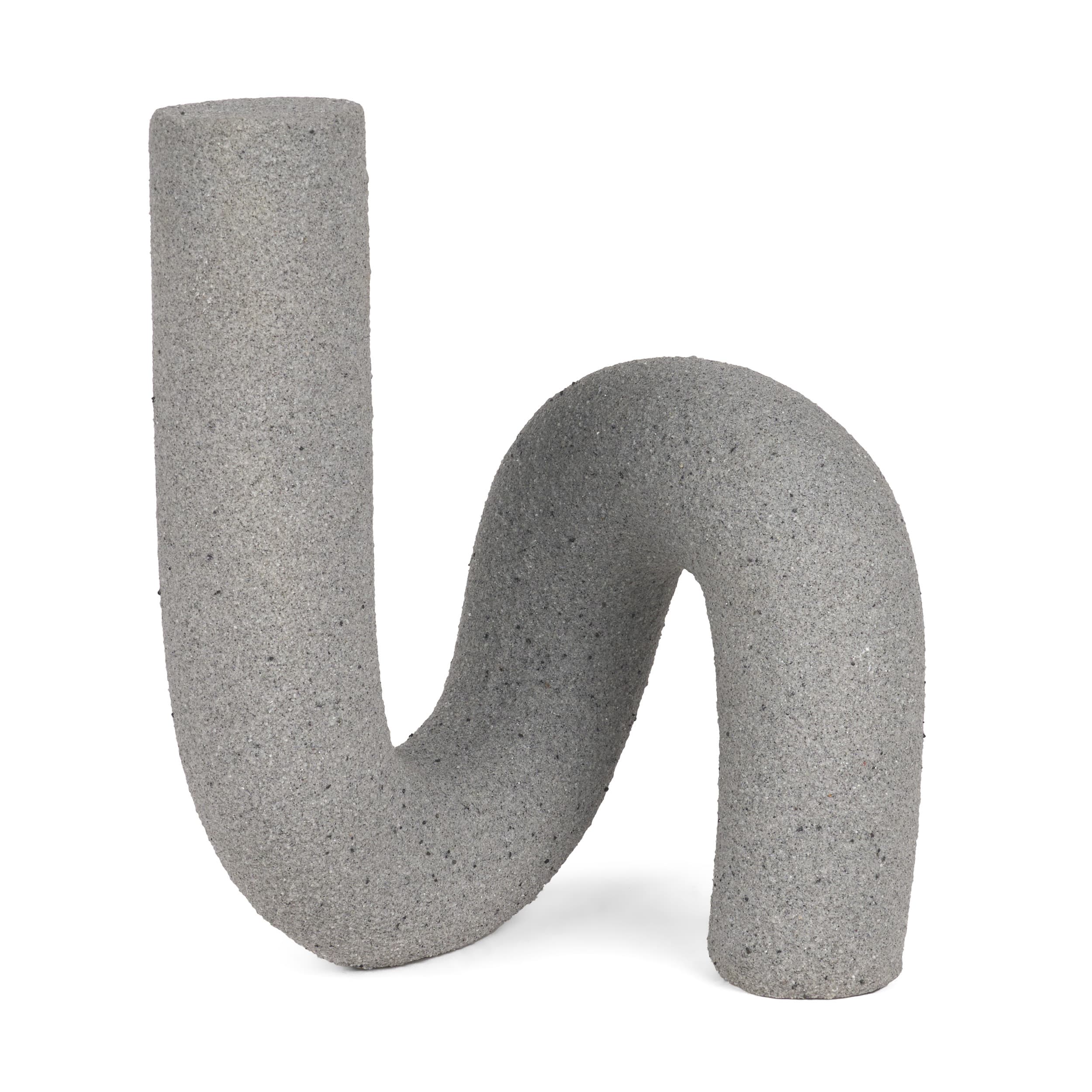 Kailyn Resin Textured Concrete Gray Decorative Object — product photograph