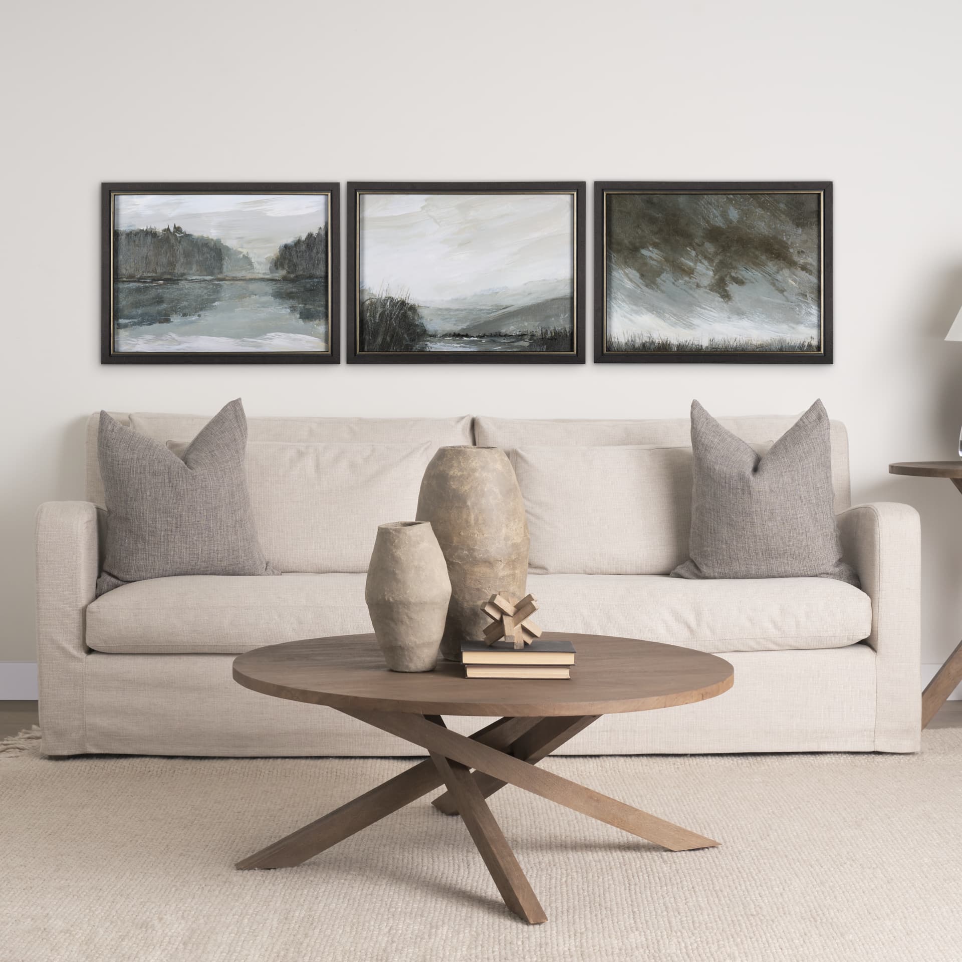 Rainy Day Inspiration VI by Mercana Studio a Hand Embellished Textured Framed Art Print — in a styled room