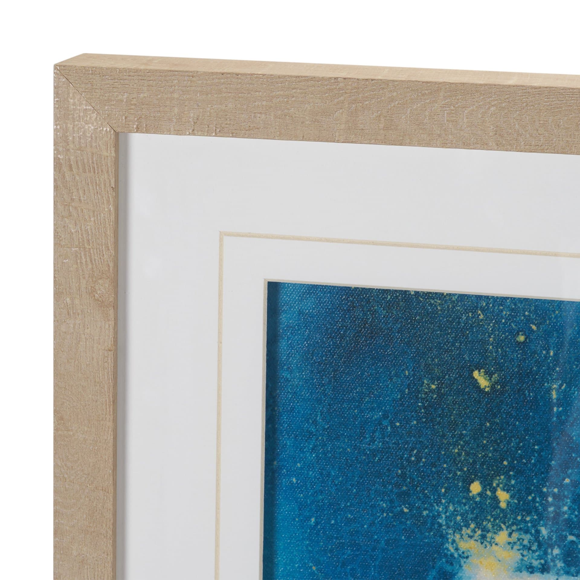 Redbud River by Liz St. Andre Hand-Embellished Textured Framed Artwork Matted under Glass — product photograph