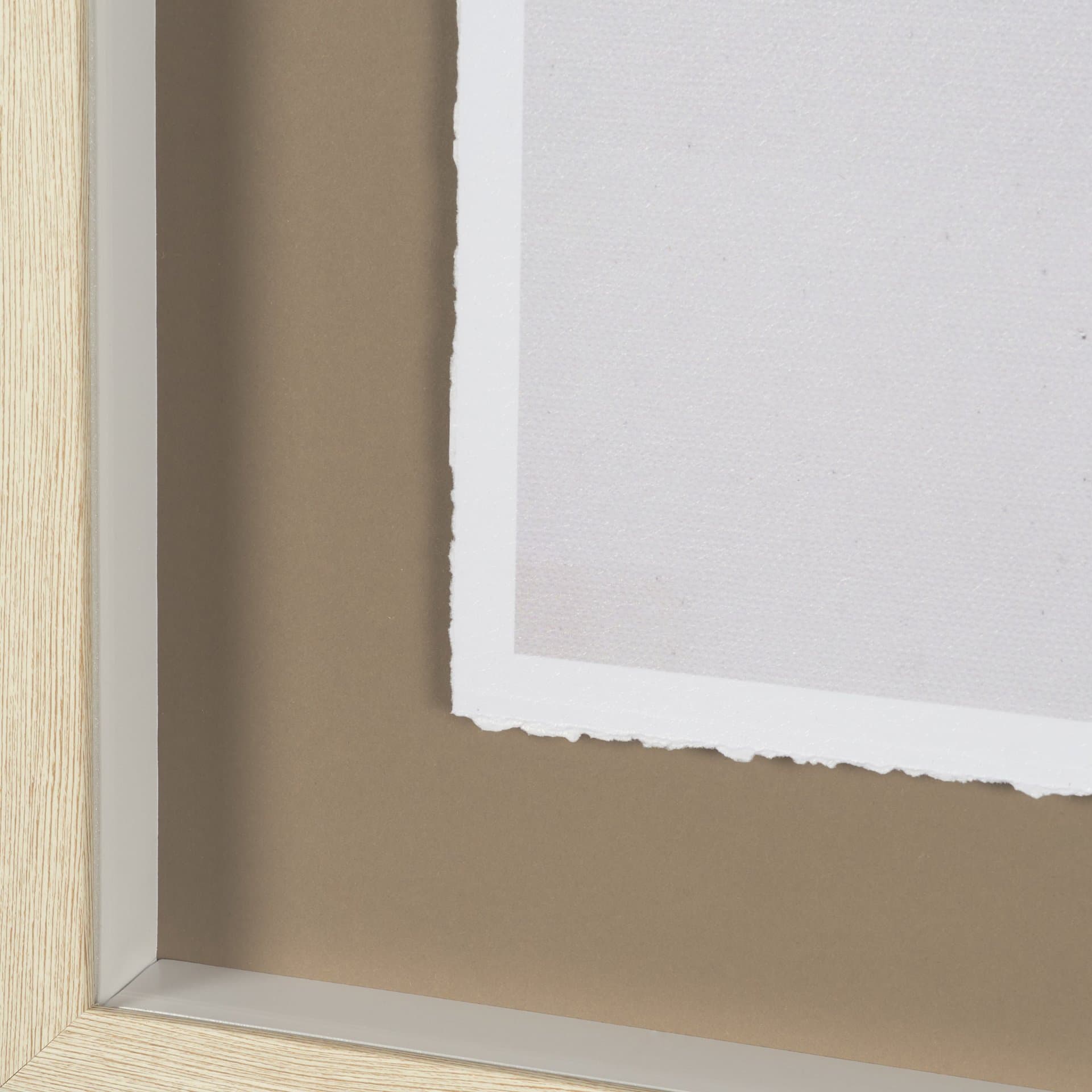 Weathered Silence I by Mercana Studio Hand Embelished Textured Framed Artwork Matted under Glass — product photograph