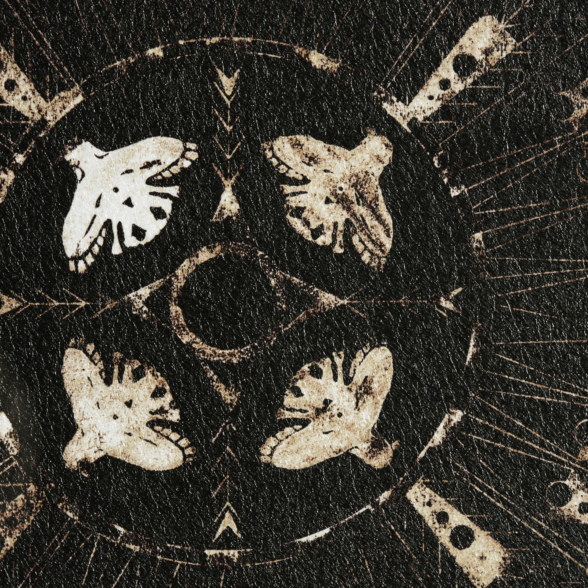Sandpainting-Ink I by Mercana Studio a Hand Embellished Textured Framed Art Print Matted under Glass — product photograph