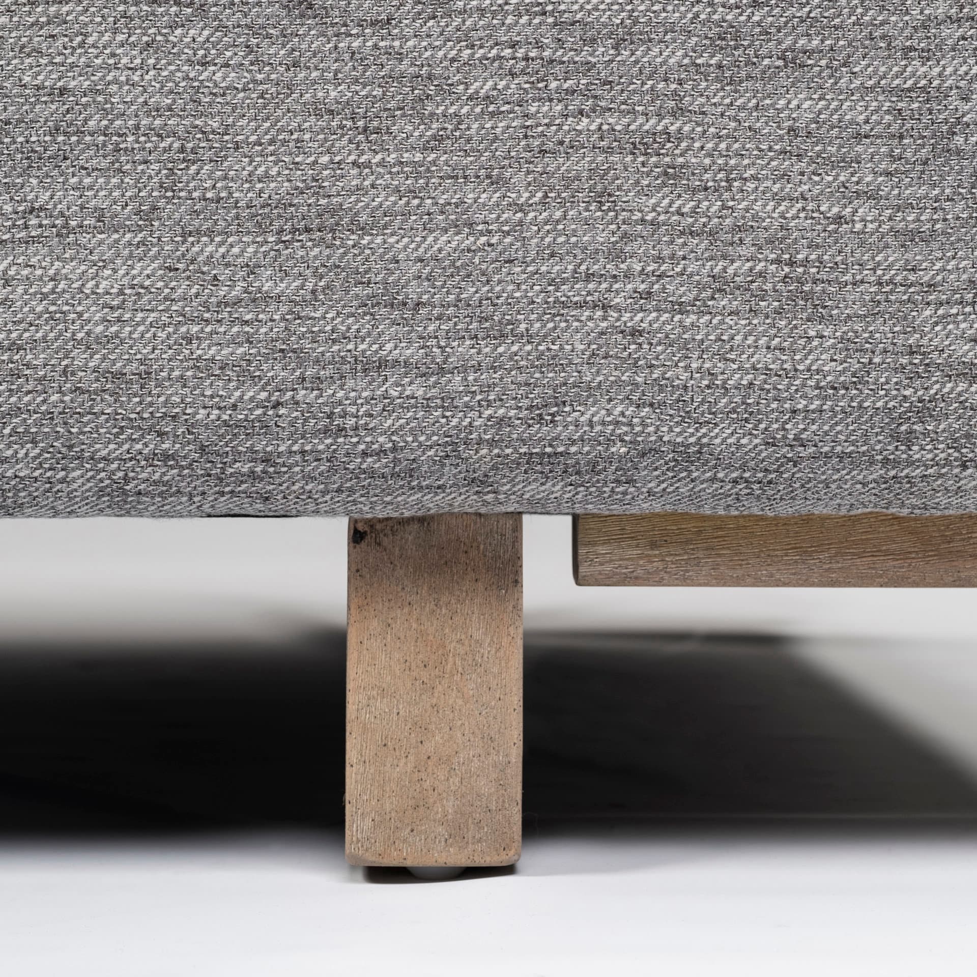 Roy I 84" Castlerock Gray Upholstered Three Seater Sofa — product photograph
