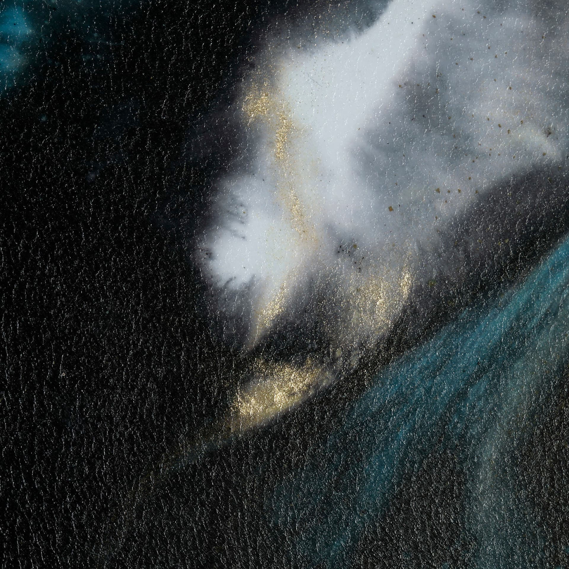 Ocean Currents I by Mercana Studio a Hand Embellished Textured Framed Art Print Matted under Glass — product photograph