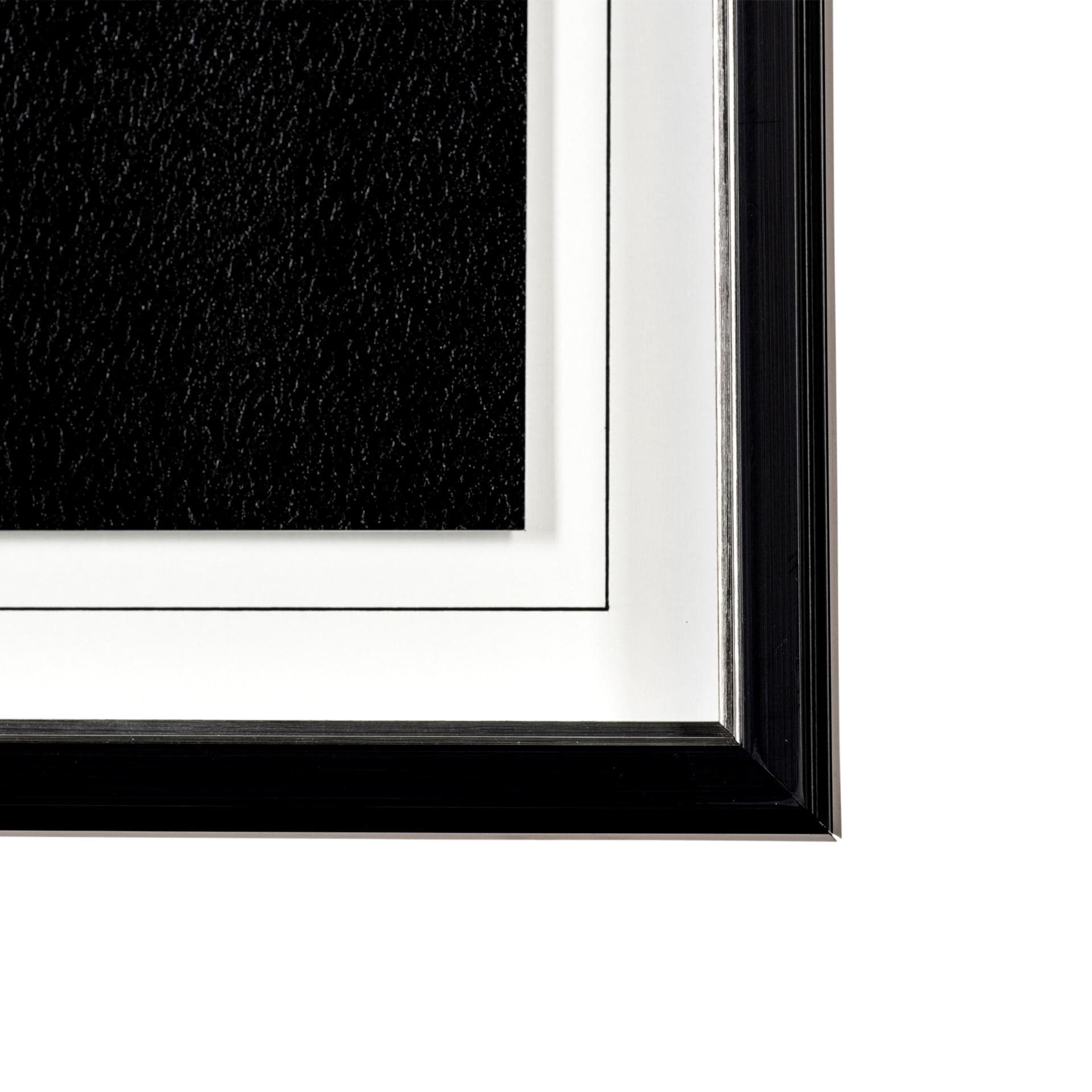 Dark Blossoms by Brian Carson a Hand Embellished Textured Framed Photo Art Print Matted under Glass — product photograph
