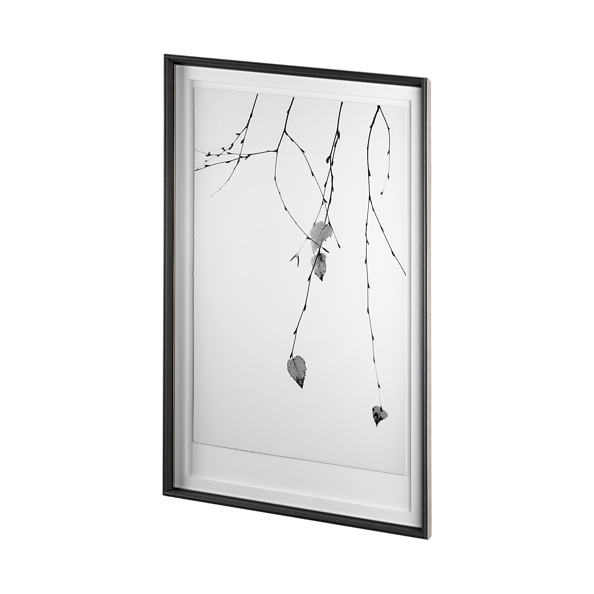 Solo by Rebecca Cozart a Hand Embellished Textured Framed Art Print Matted under Glass — product photograph