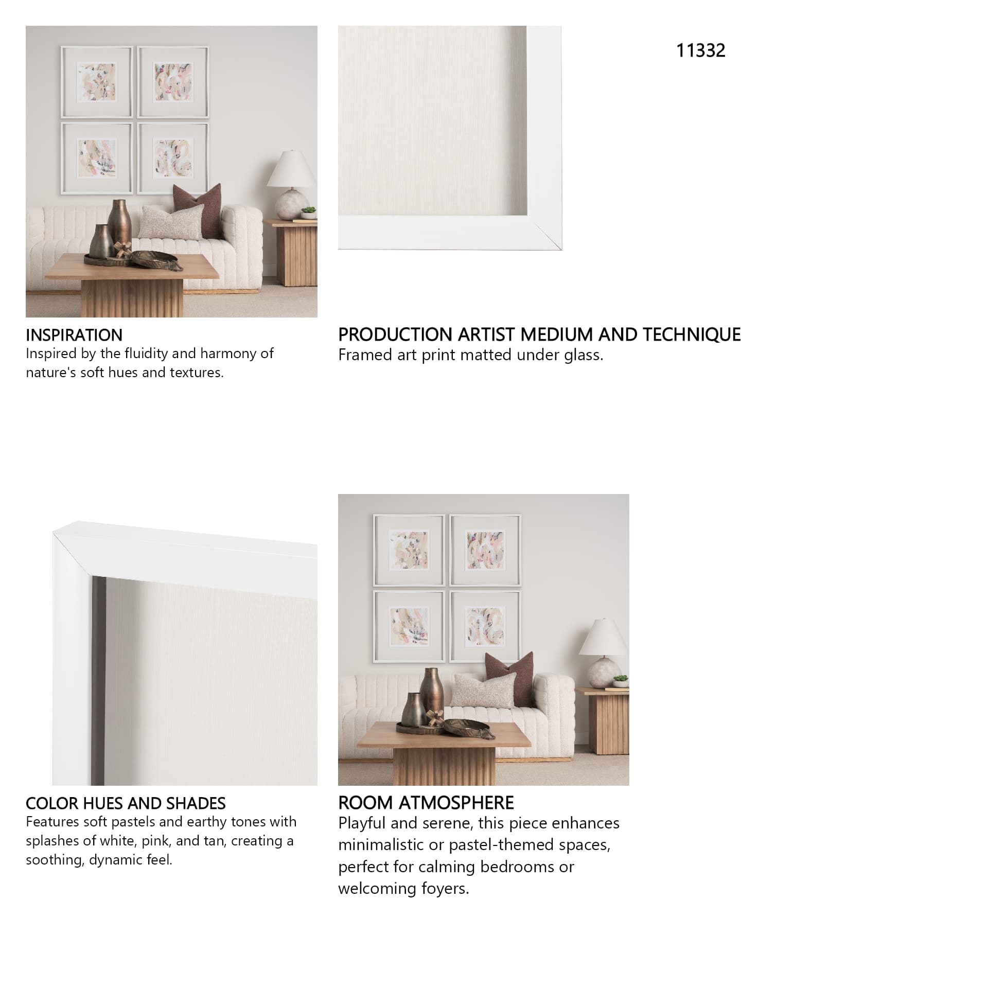 Carnivale IV by Mercana Studio a Framed Art Print Matted under Glass — in a styled room