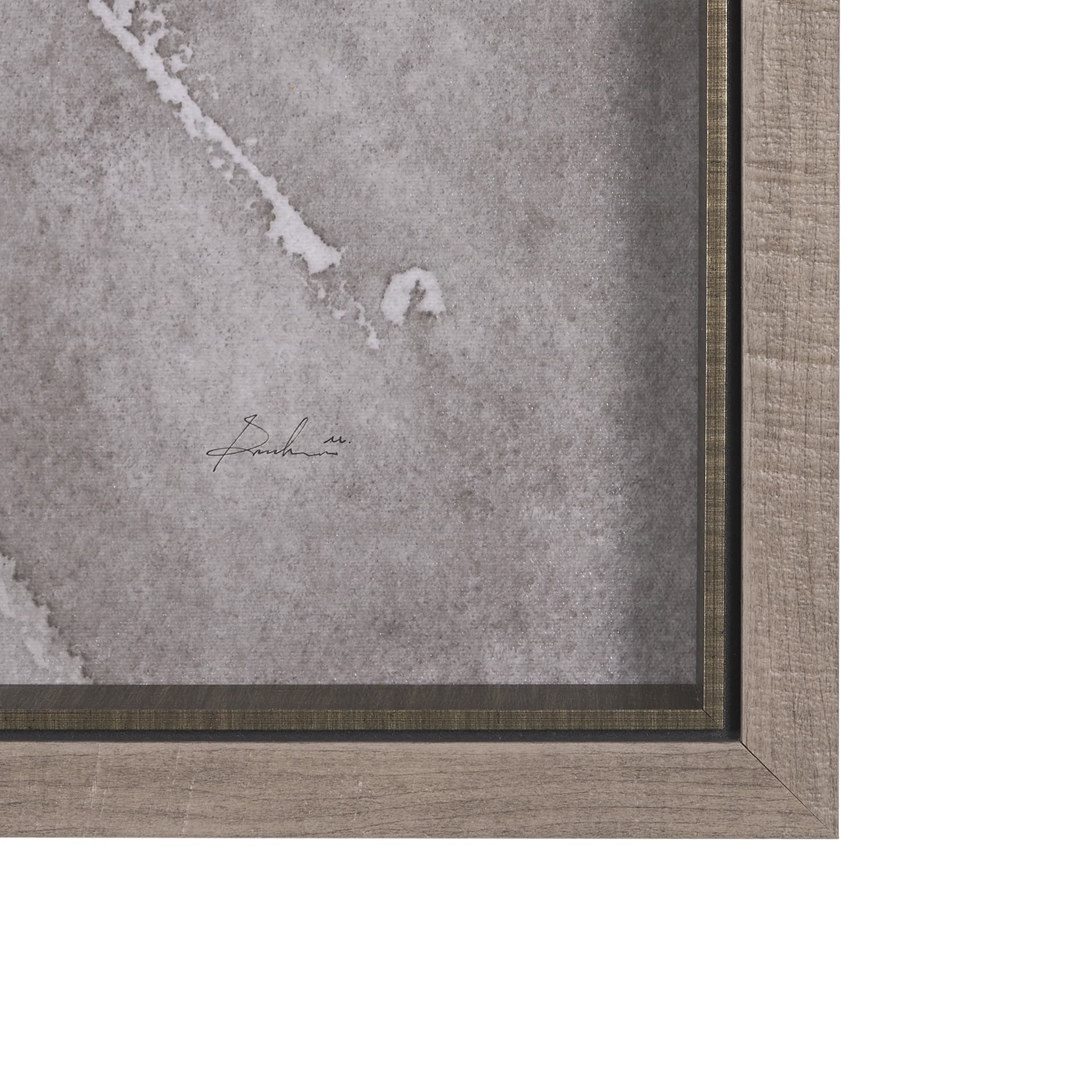 Wildflowers II Charcoal by Mercana Studio a Hand Embellished Textured Framed Art Print — product photograph