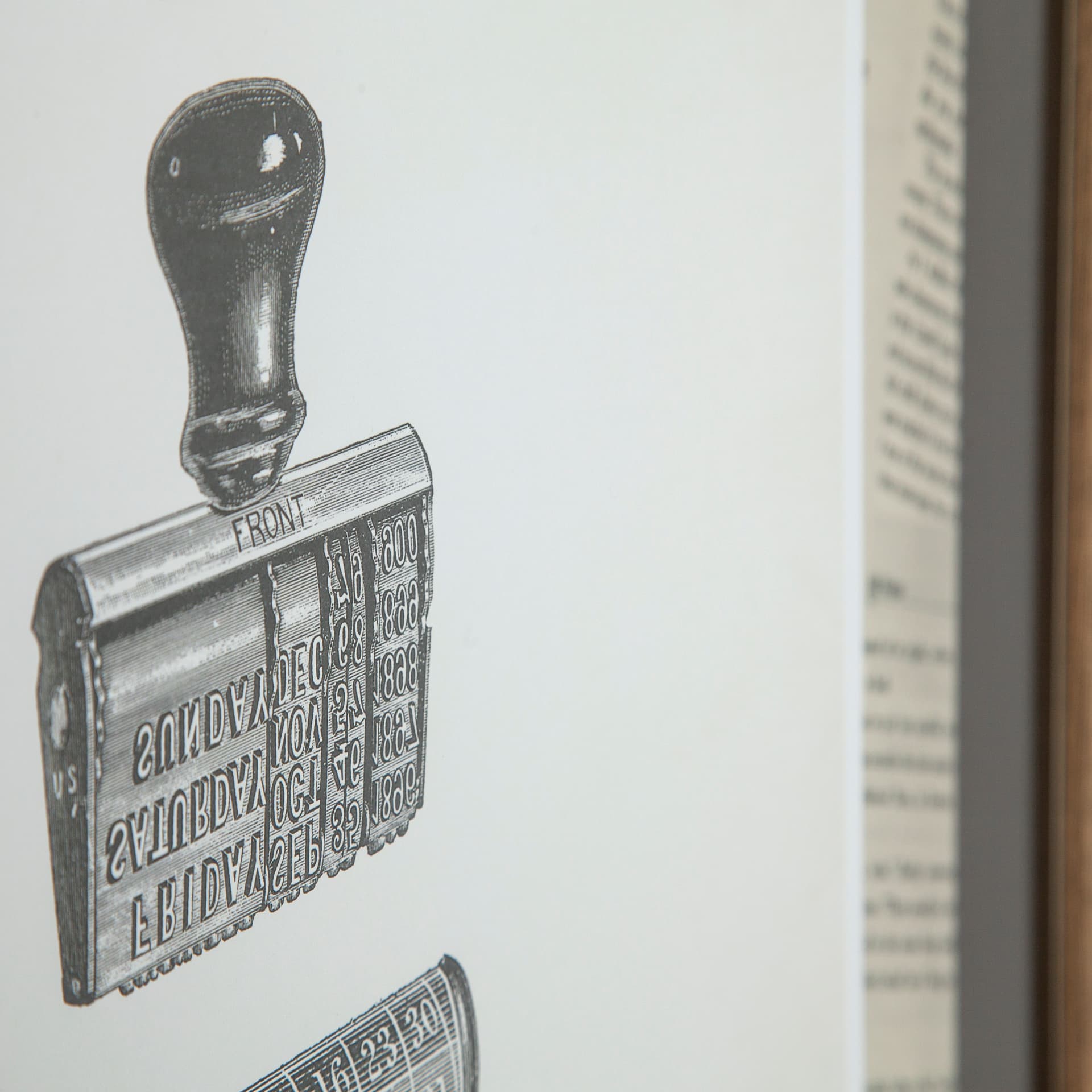 Stamped by Sam Appleman a Framed Art Print Matted under Glass — product photograph