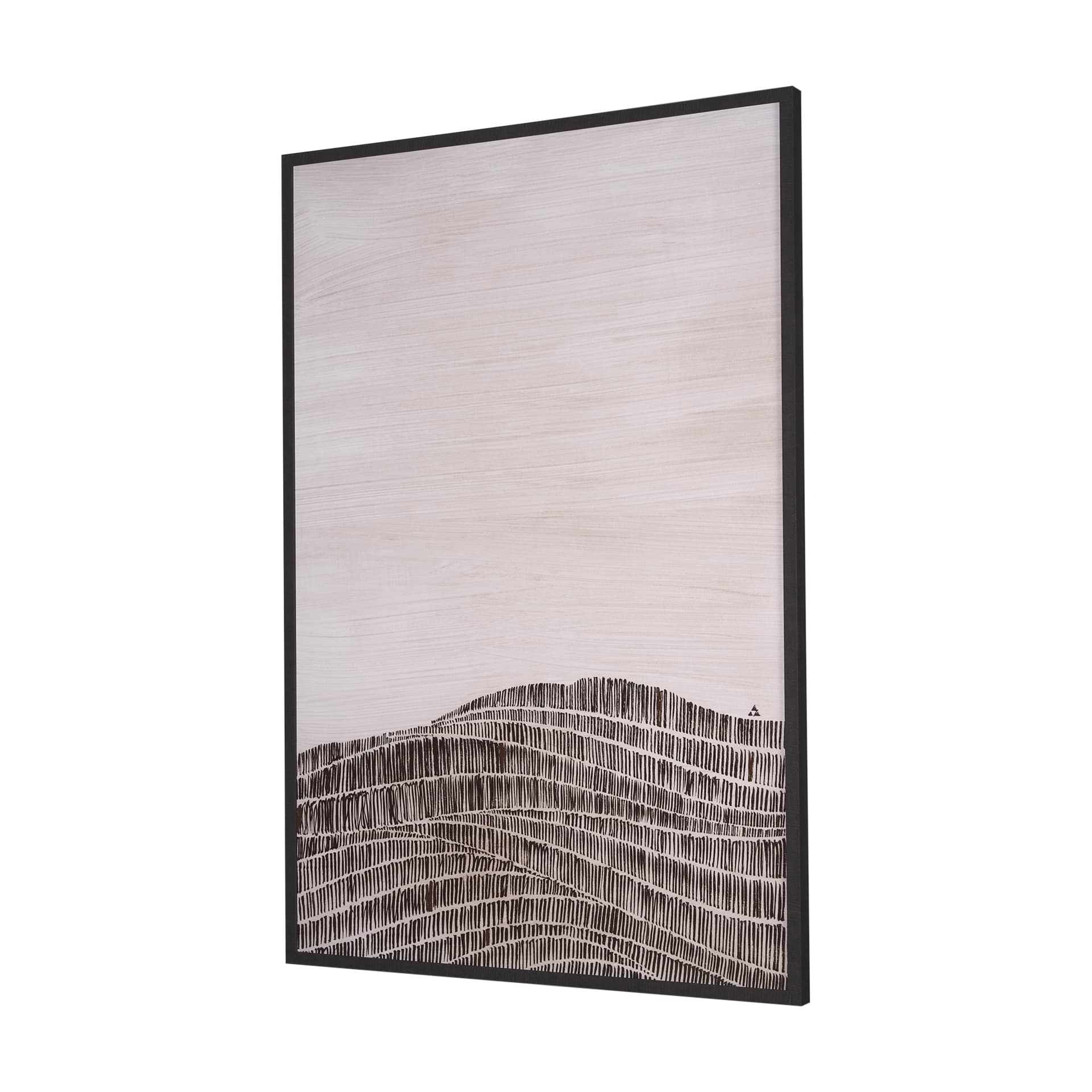 Delineation I by Mercana Studio a Hand Embelished Textured Framed Art Print — product photograph