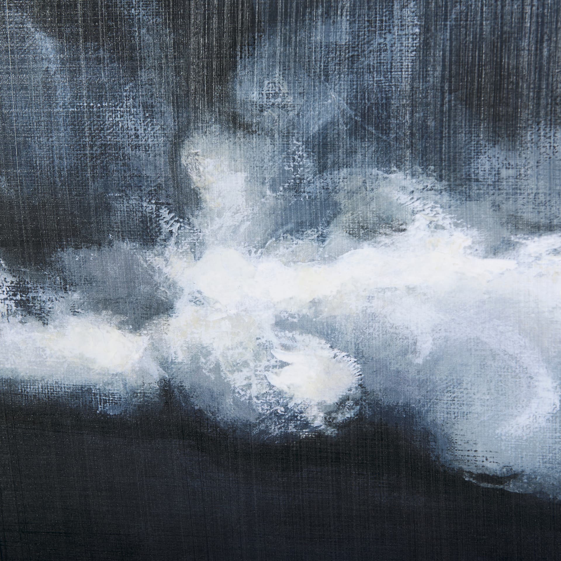 Stormy Skys II by Mercana Studio a Hand Embellished Textured Framed Art Print Matted under Glass — product photograph