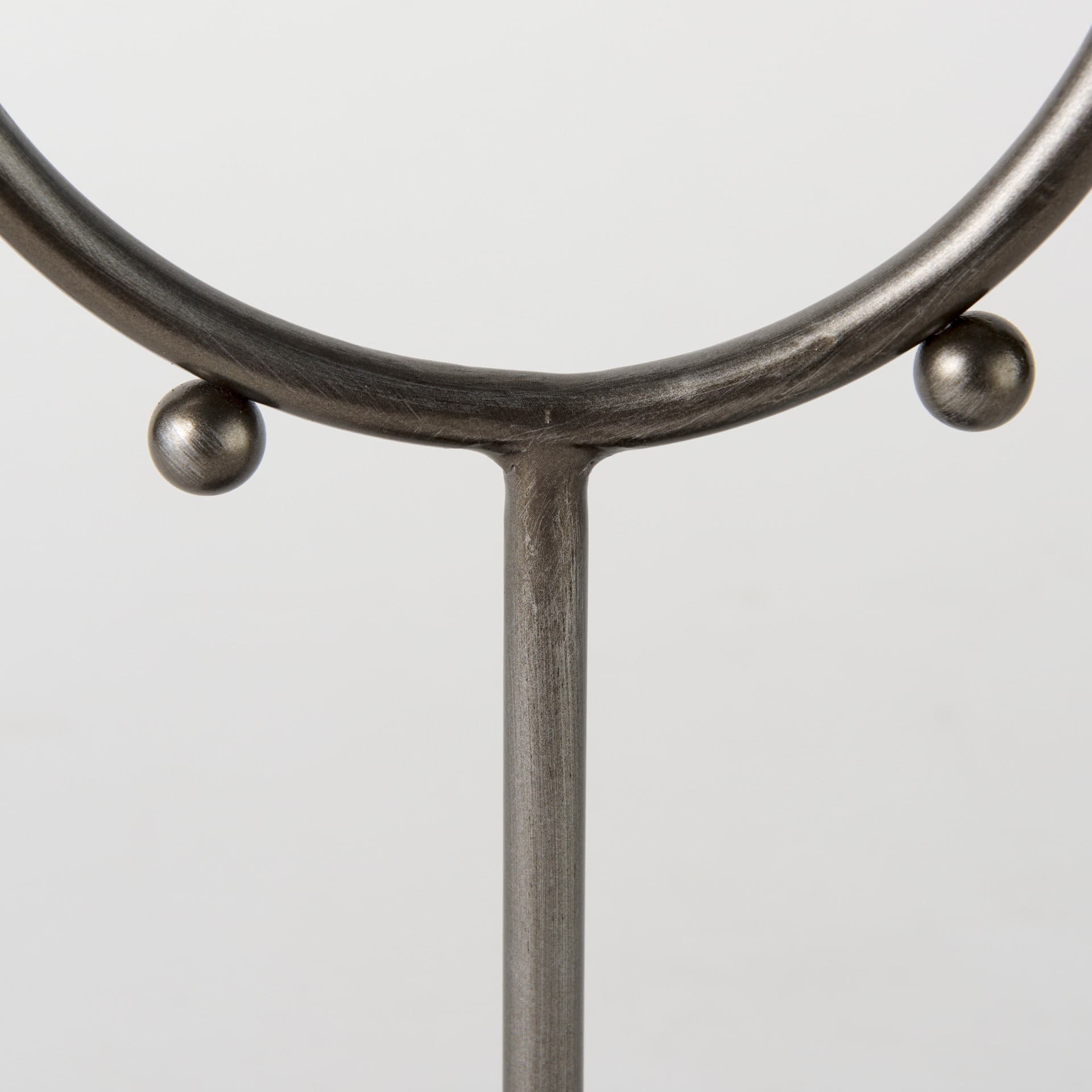 Elio 7.5L x 3.0W x 13.2H Small Studded hoop object — product photograph