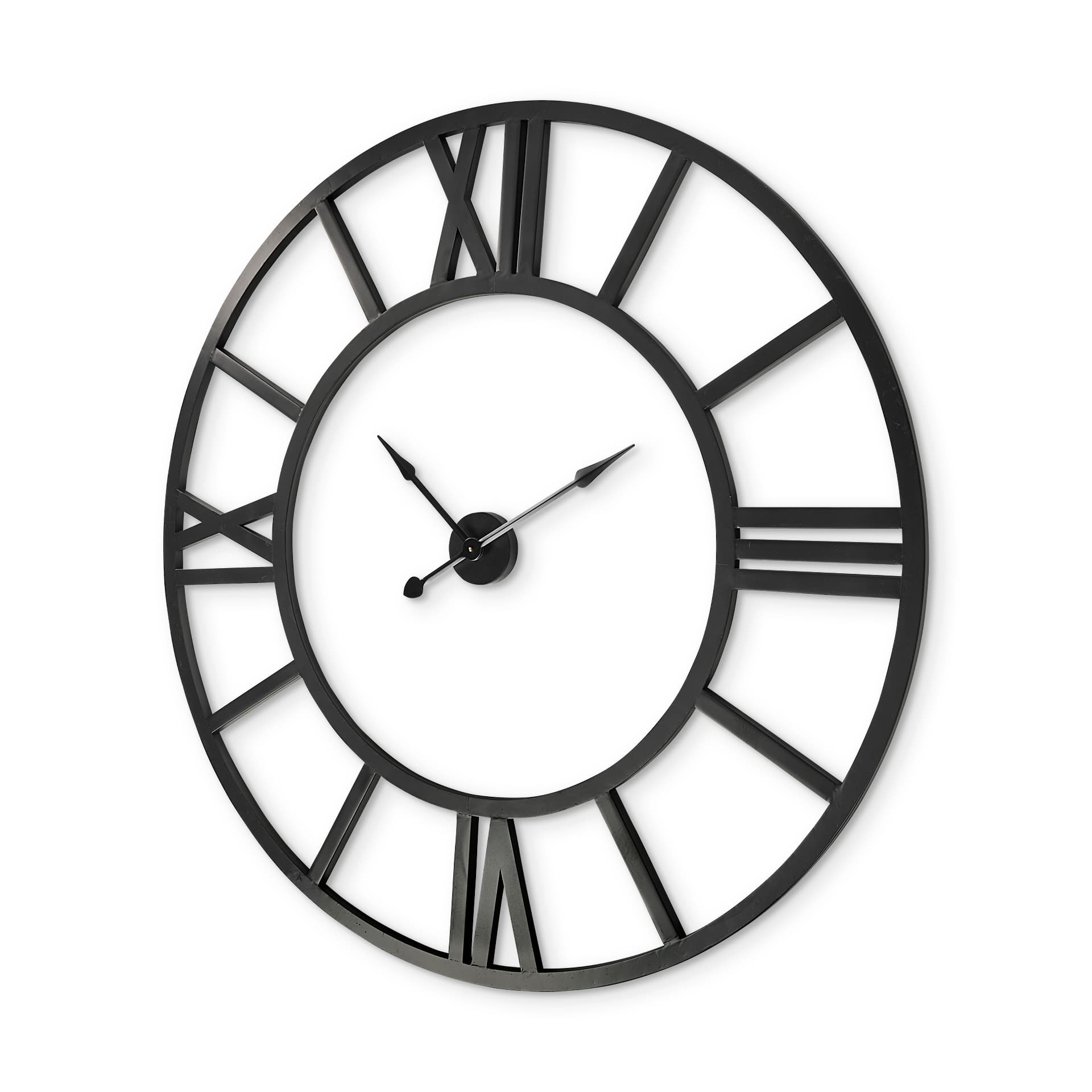 Stoke 54" Round Giant Oversized Industrial Wall Clock — product photograph