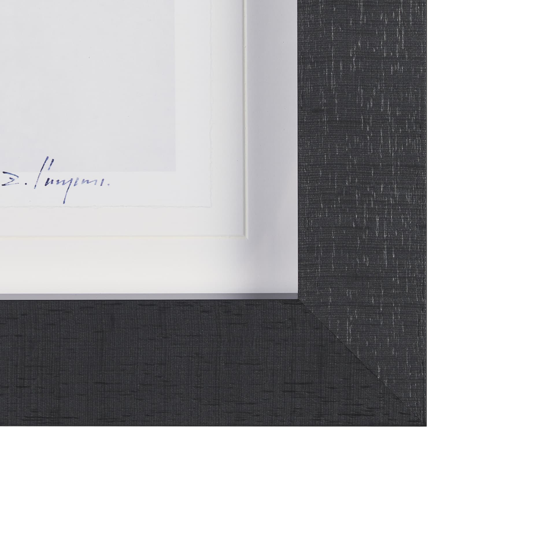 Evergreen Branches III by Mercana Studio a Hand Embellished Framed Art Print Matted under Glass — product photograph