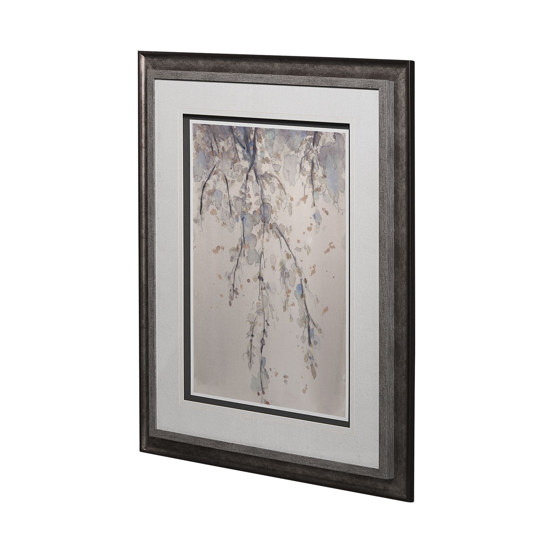 Casual Shade II by Samuel Dixon a Hand Embellished Textured Framed Art Print Matted under Glass — product photograph