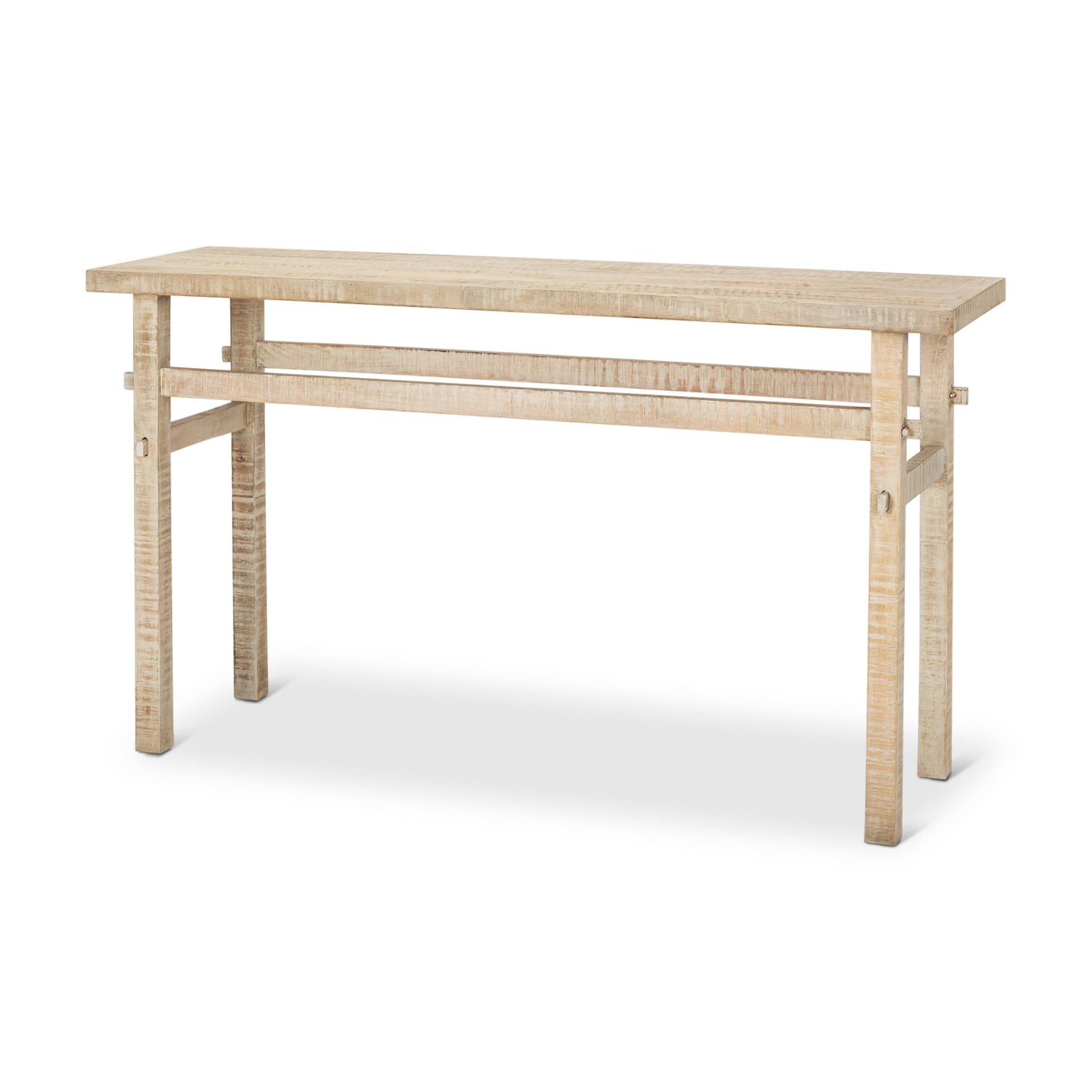 Rosie 54" Blonde Wood Console Table — product photograph
