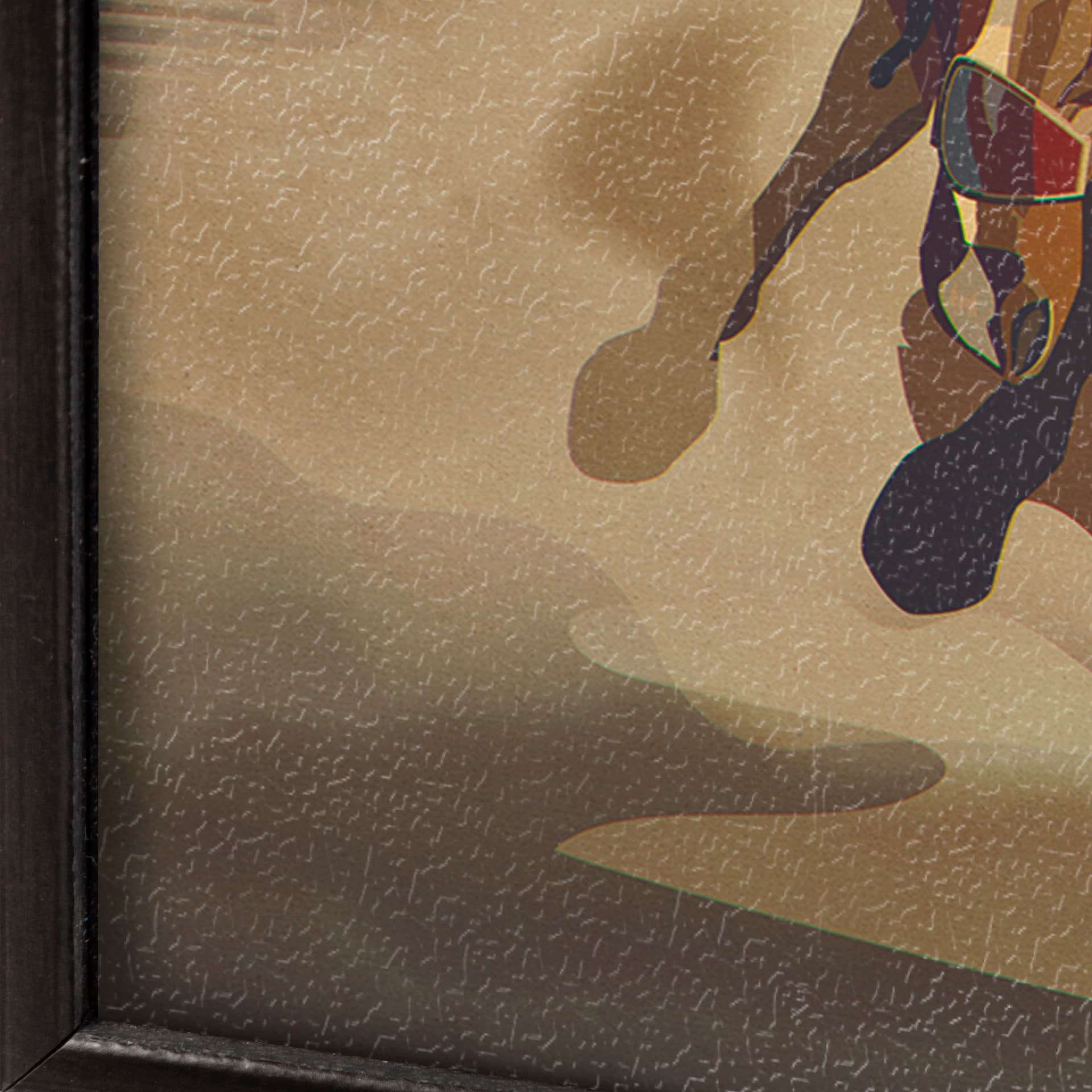 Calgary Go Canada (SM) by Mercana Studio a Hand Embellished Decograph Framed Art Print — product photograph