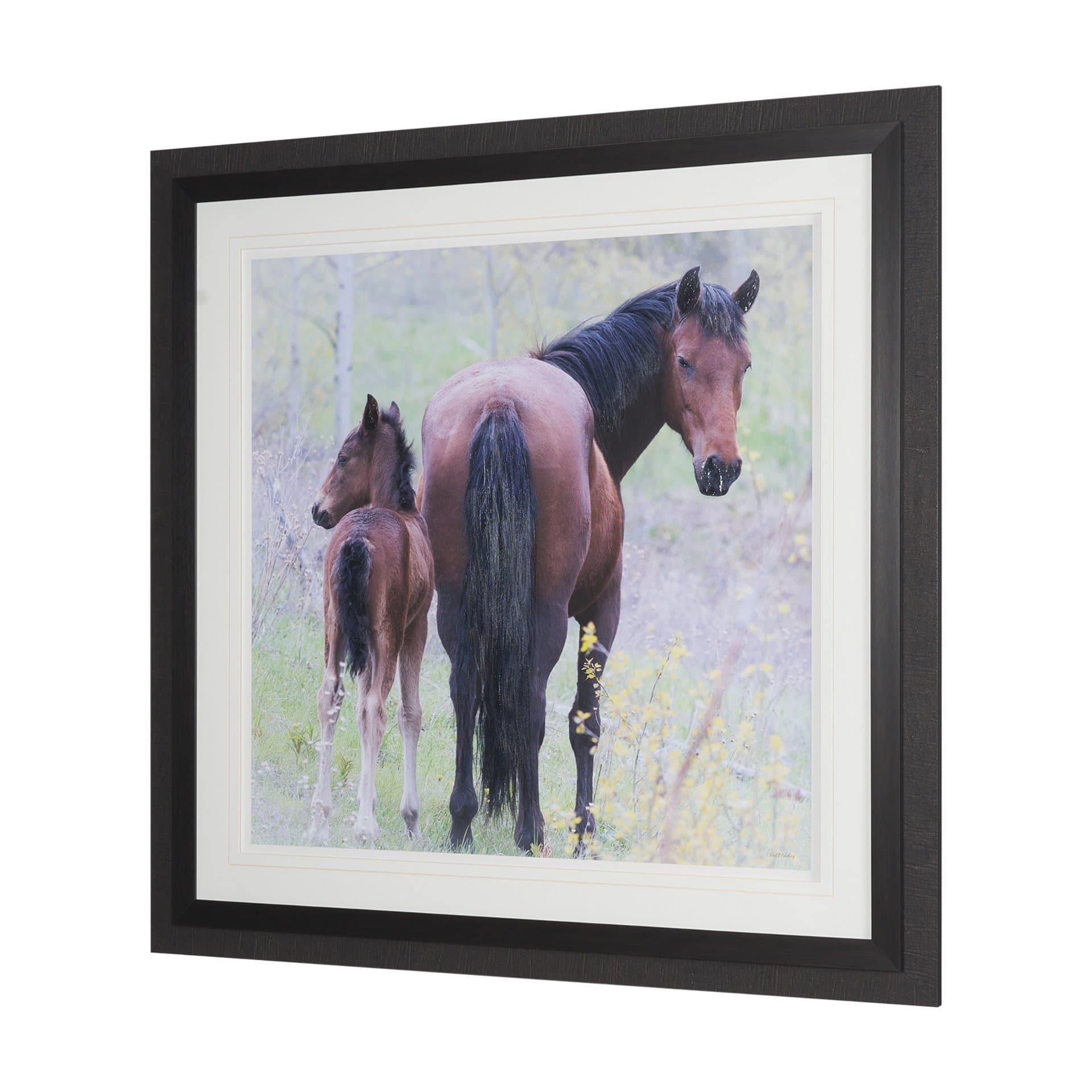 A Watchful Bond by Chad Mackay Hand Embelished Framed Art Print Matted under Glass — product photograph
