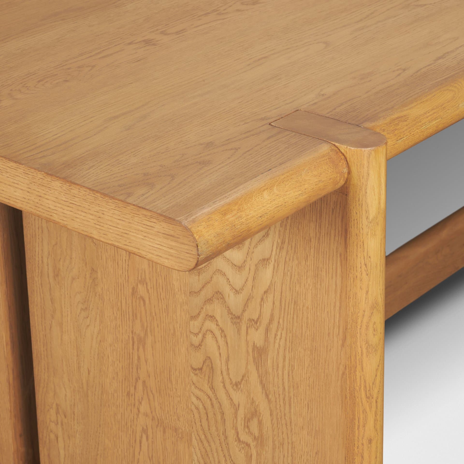 Rowan 94"L x 44"W Rectangular Dining Table | Modern | Light Brown Oak Wood | Seats 8 — product photograph