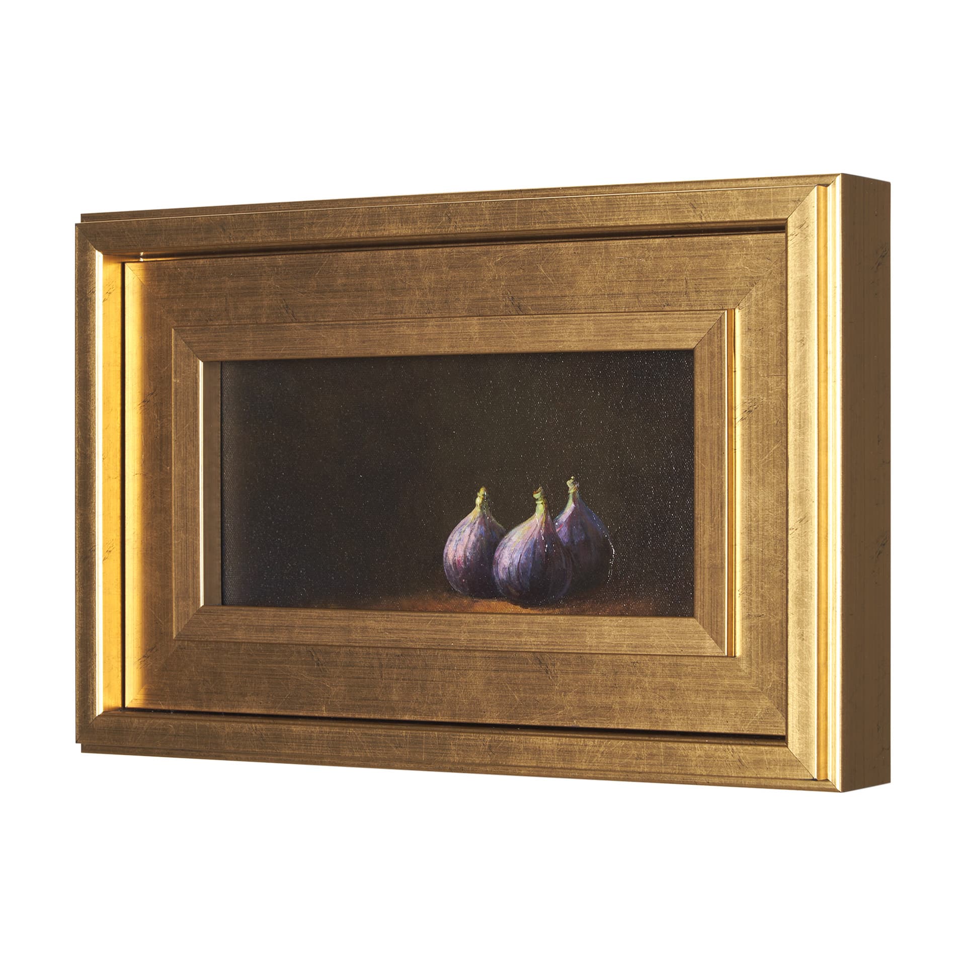 Lonely Figs by Mercana Studio a Hand Embellished Framed Art Print — product photograph