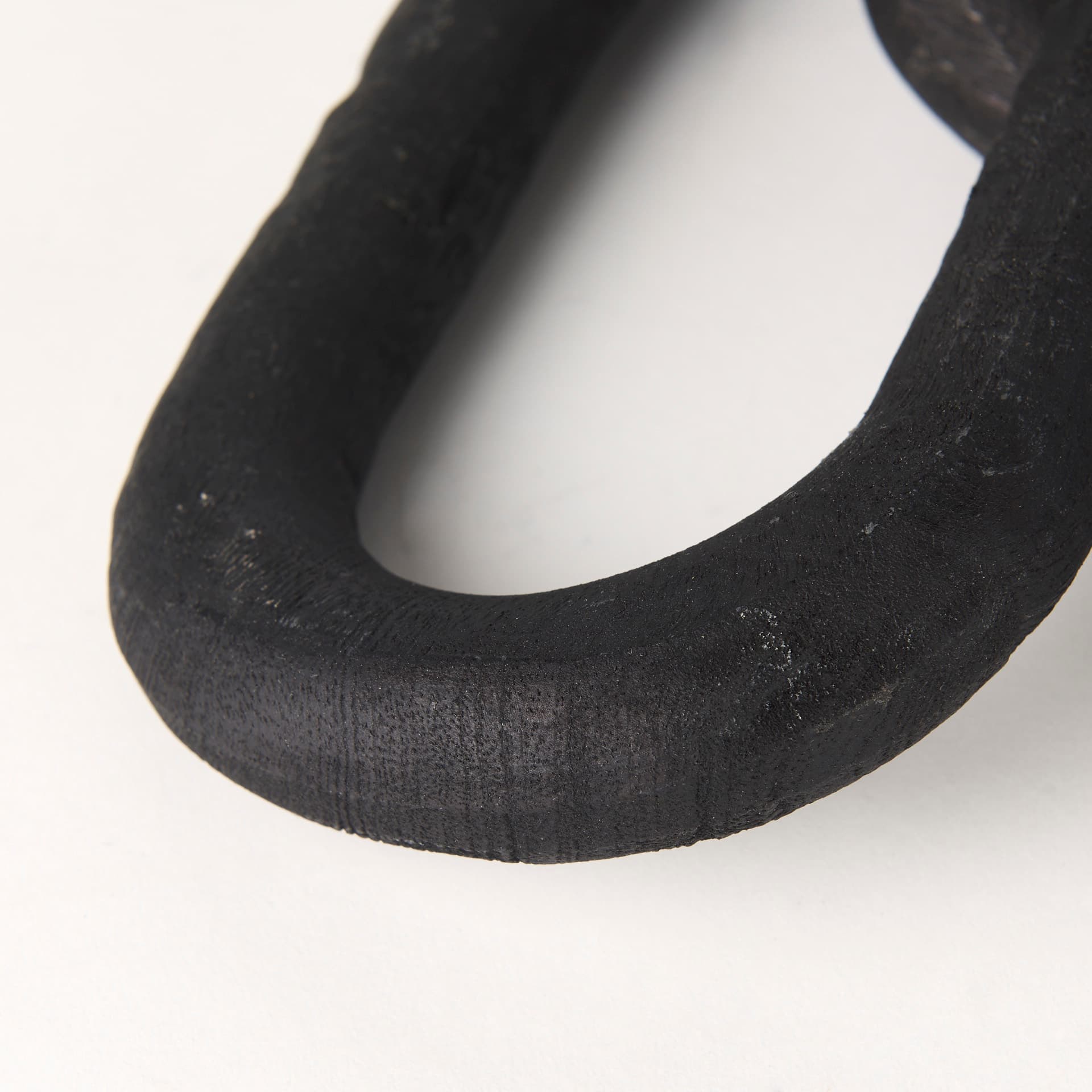Alix 29.0L x 5.0W x 5.0H Black Wood Link Chain Decorative Object — product photograph