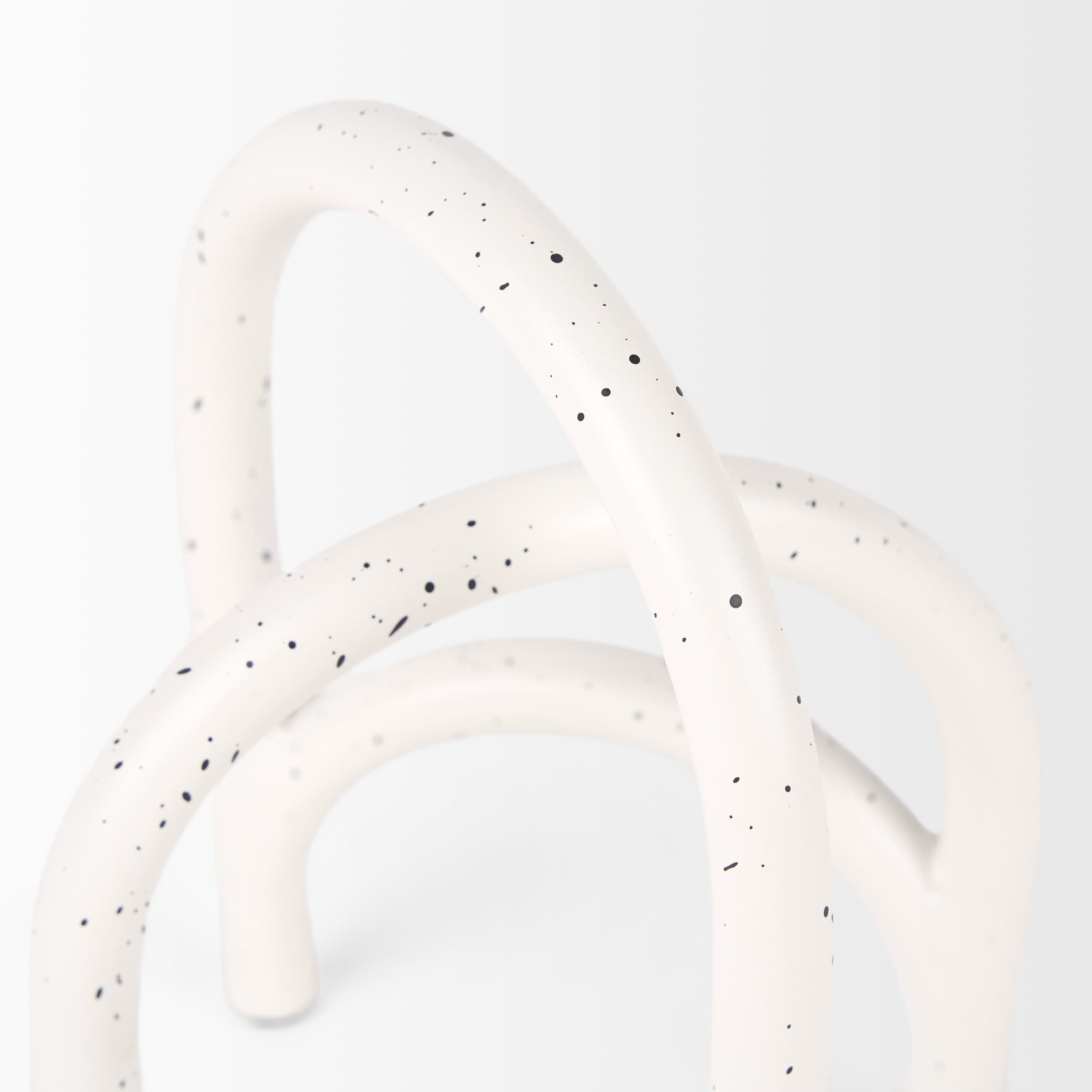 Springe White & Gray Speckled Arch Decorative Object (Set of 2) — product photograph