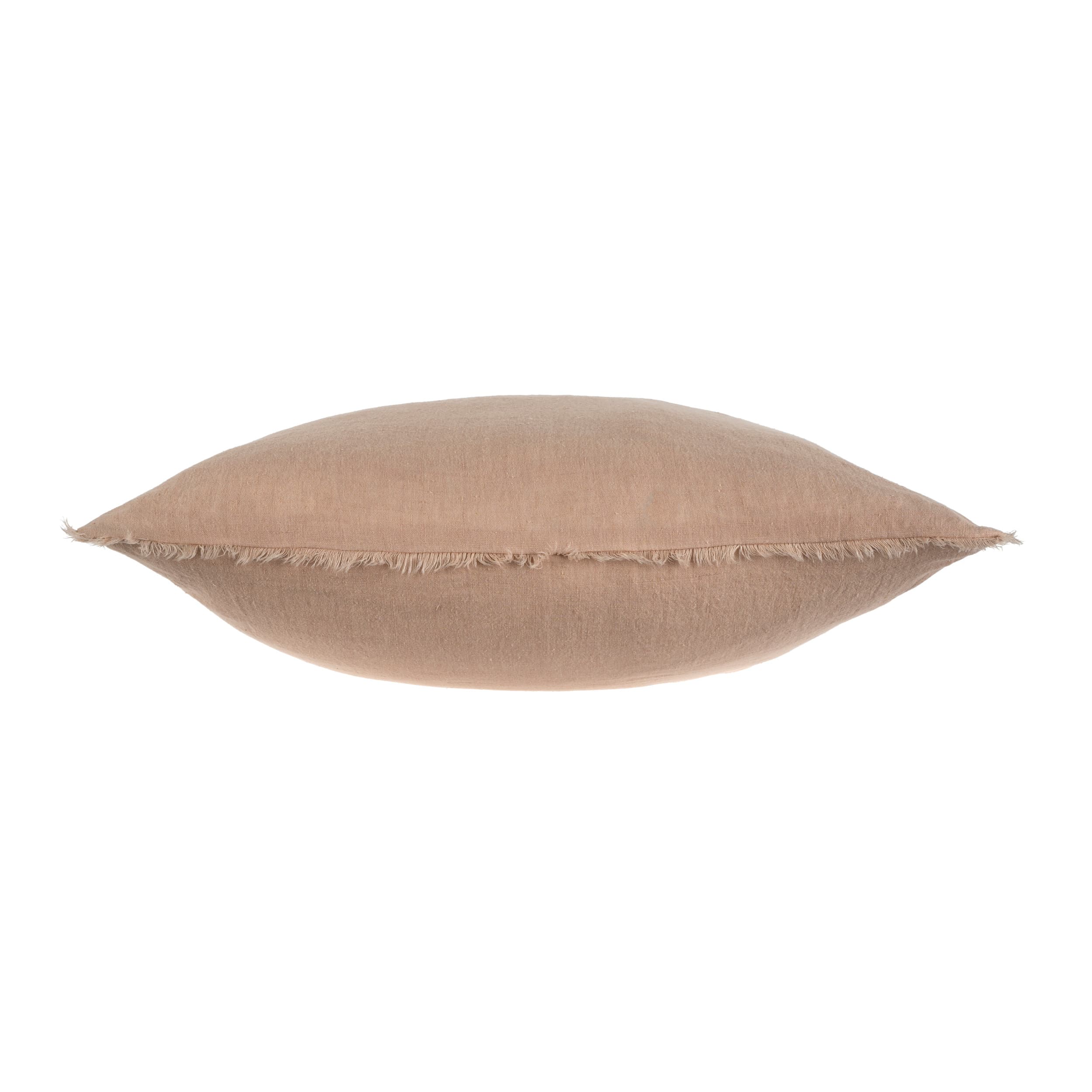 24x24 Lina Linen Pillow Peony Cover — product photograph