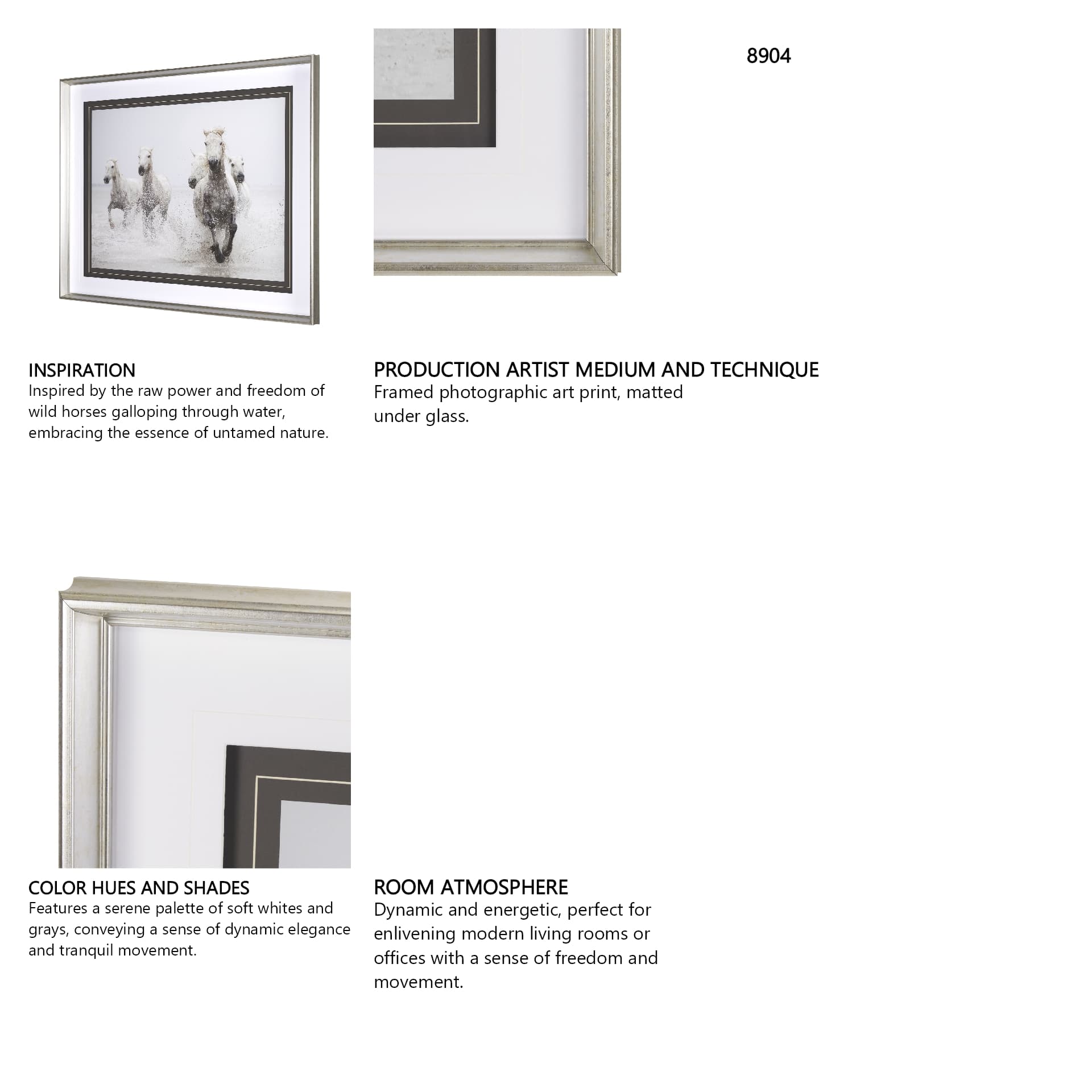 Determination by Irene Suchoki a Framed Photo Art Print Matted under Glass — in a styled room