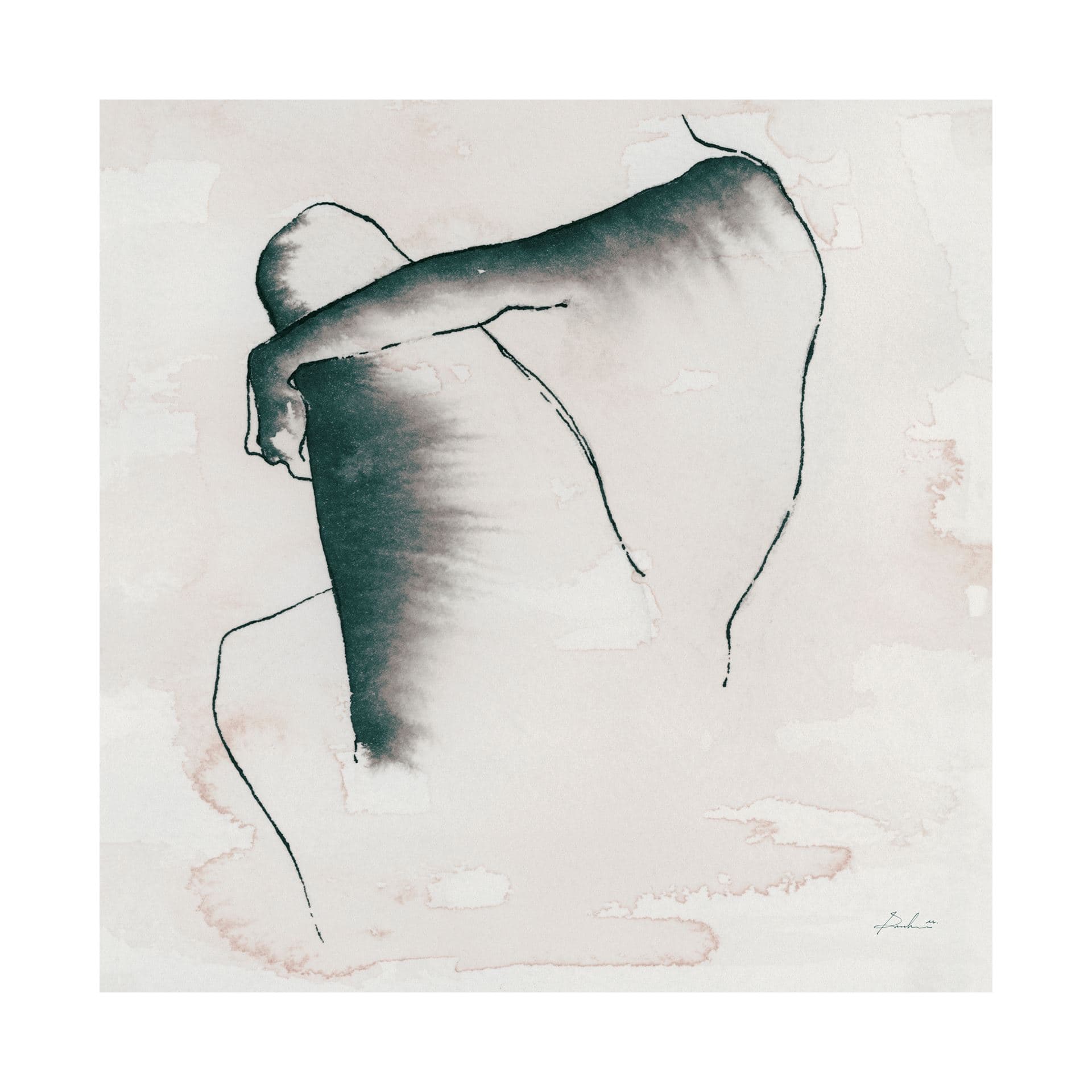 Andromedae Light III by Melody. D a Hand Embellished Textured Canvas — product photograph