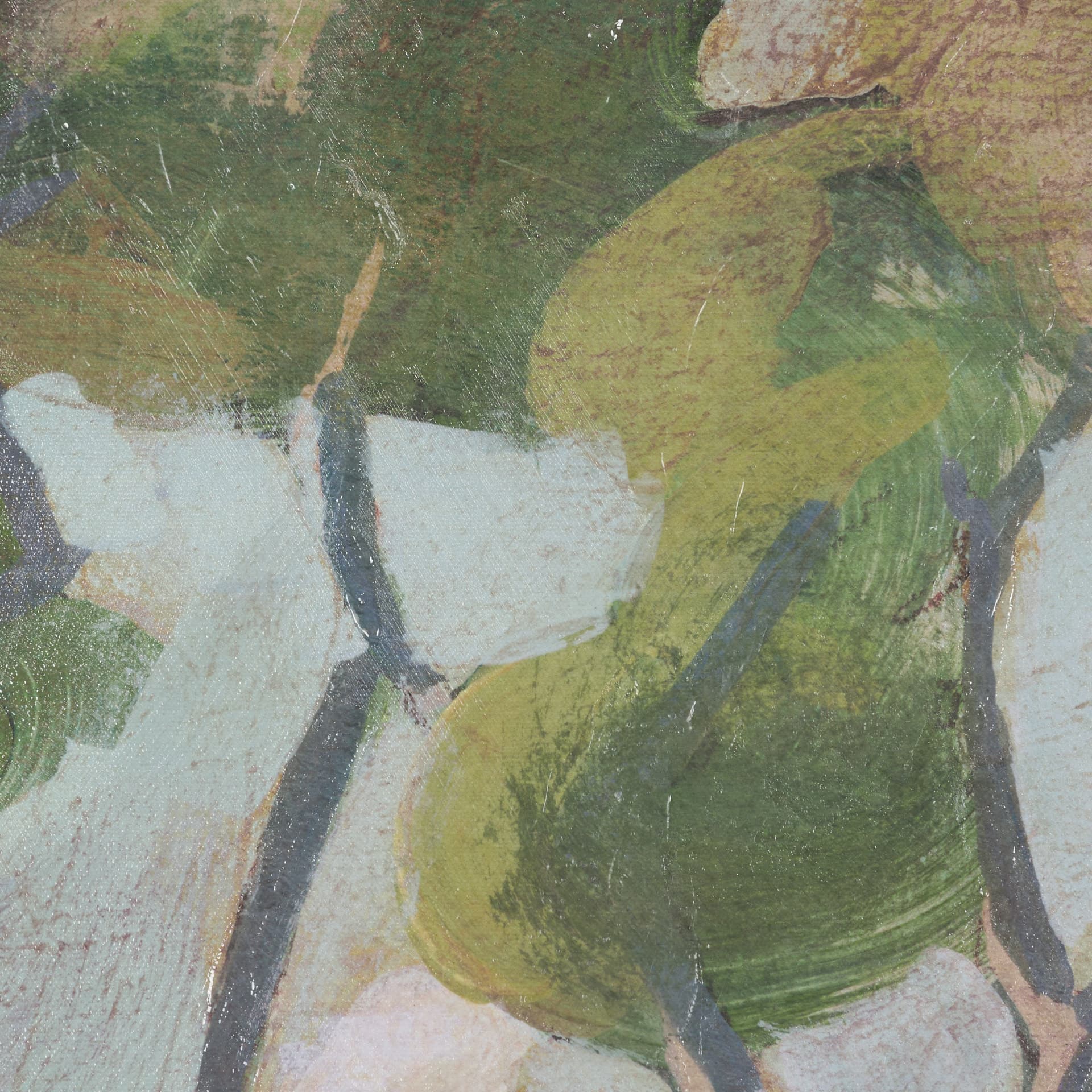 Landscape Tapestry II by Mercana Studio Hand-Embellished Textured Framed Canvas Artwork — product photograph
