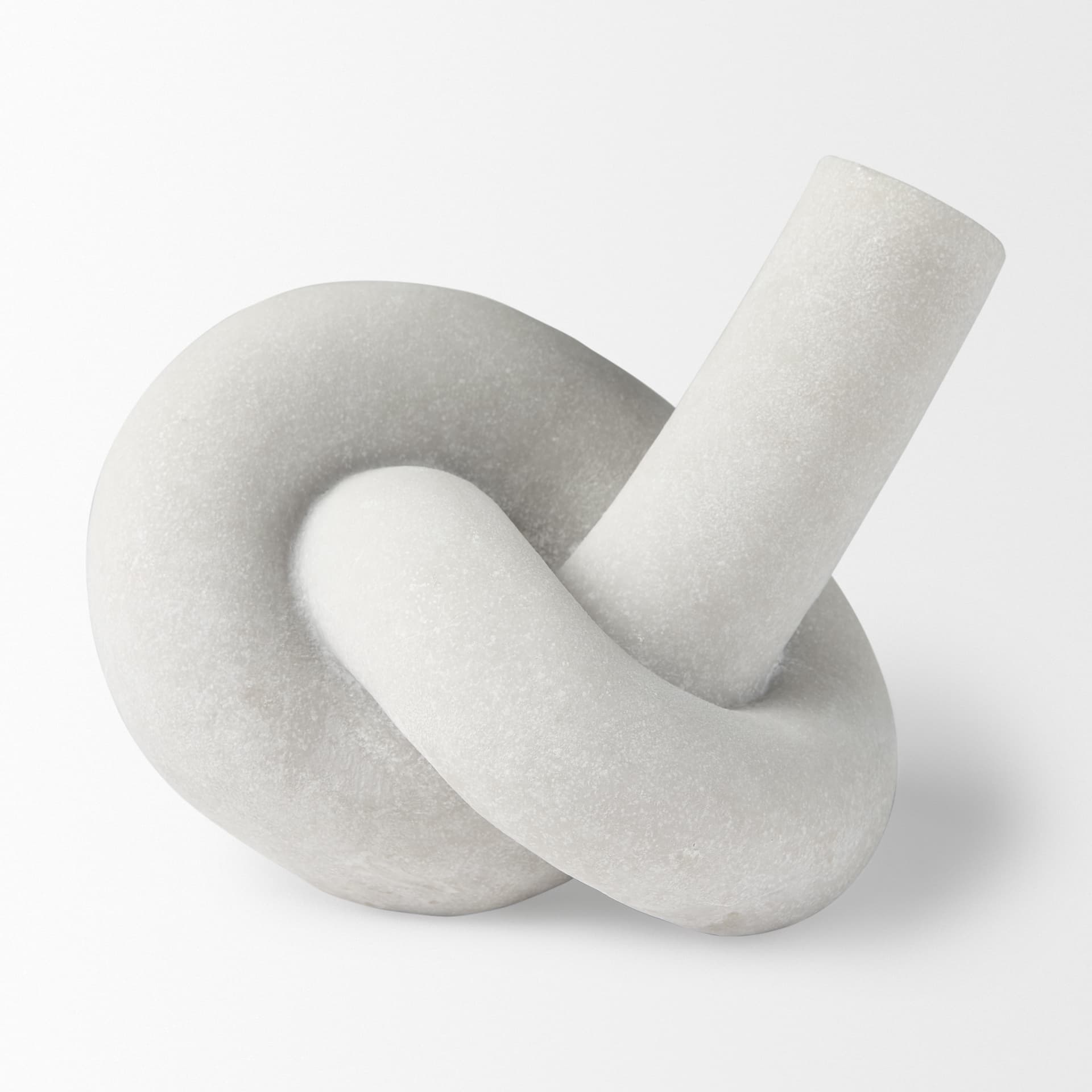 Otto Granite Resin Large Knot Sculpture Decorative Object — product photograph