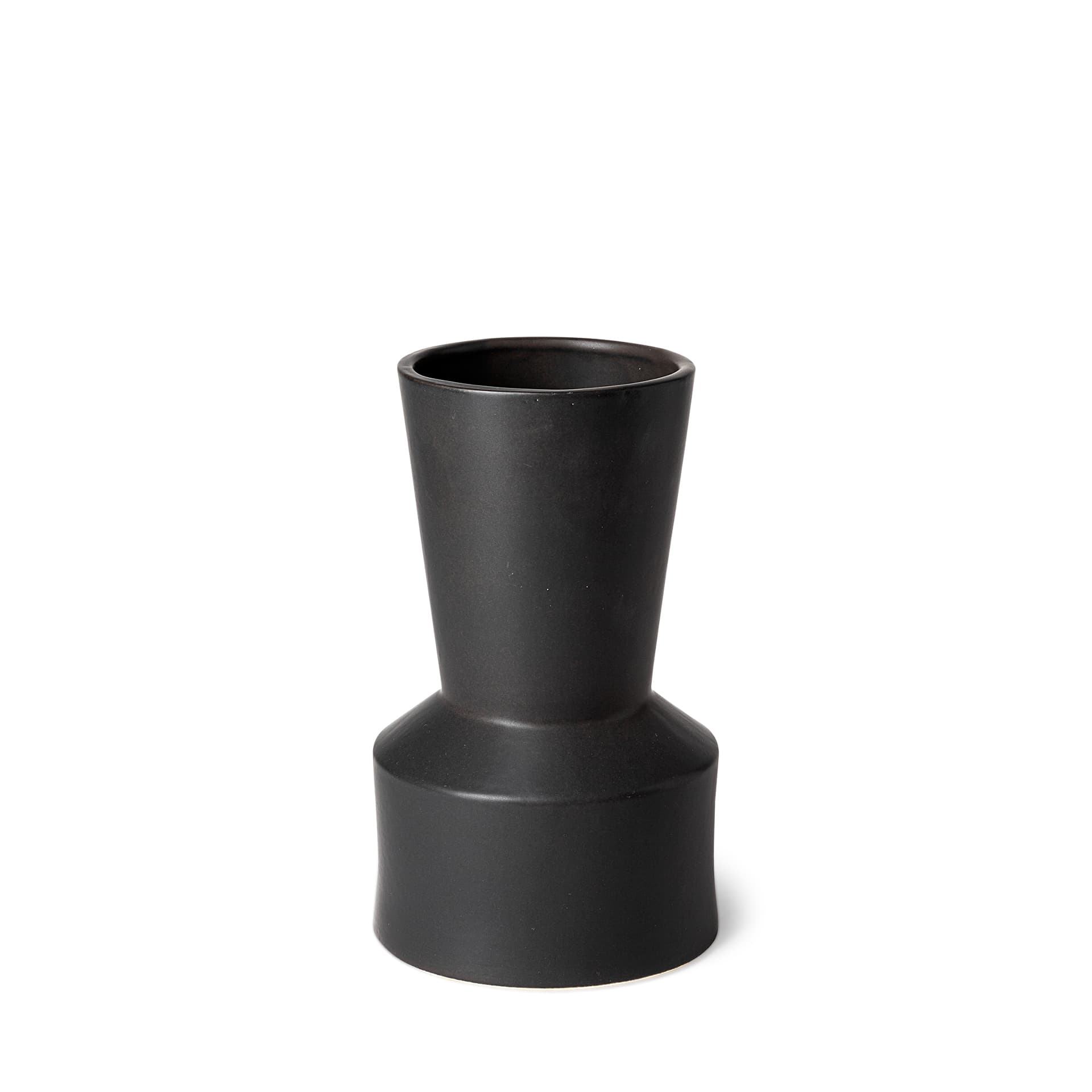 Laforge Black Ceramic Vase — product photograph