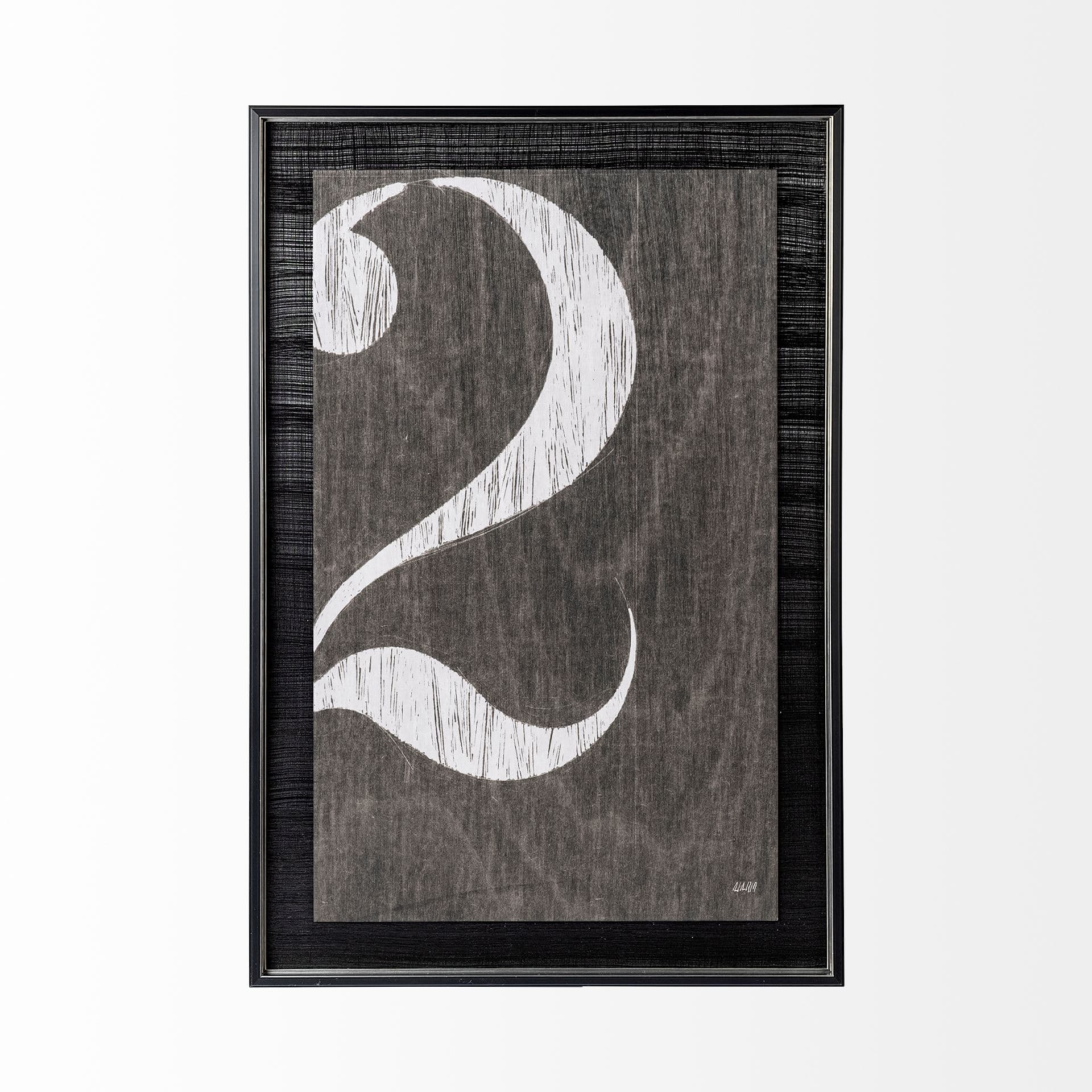 Value Collector 2 by Mercana Studio a Hand Embellished Textured Framed Art Print — product photograph