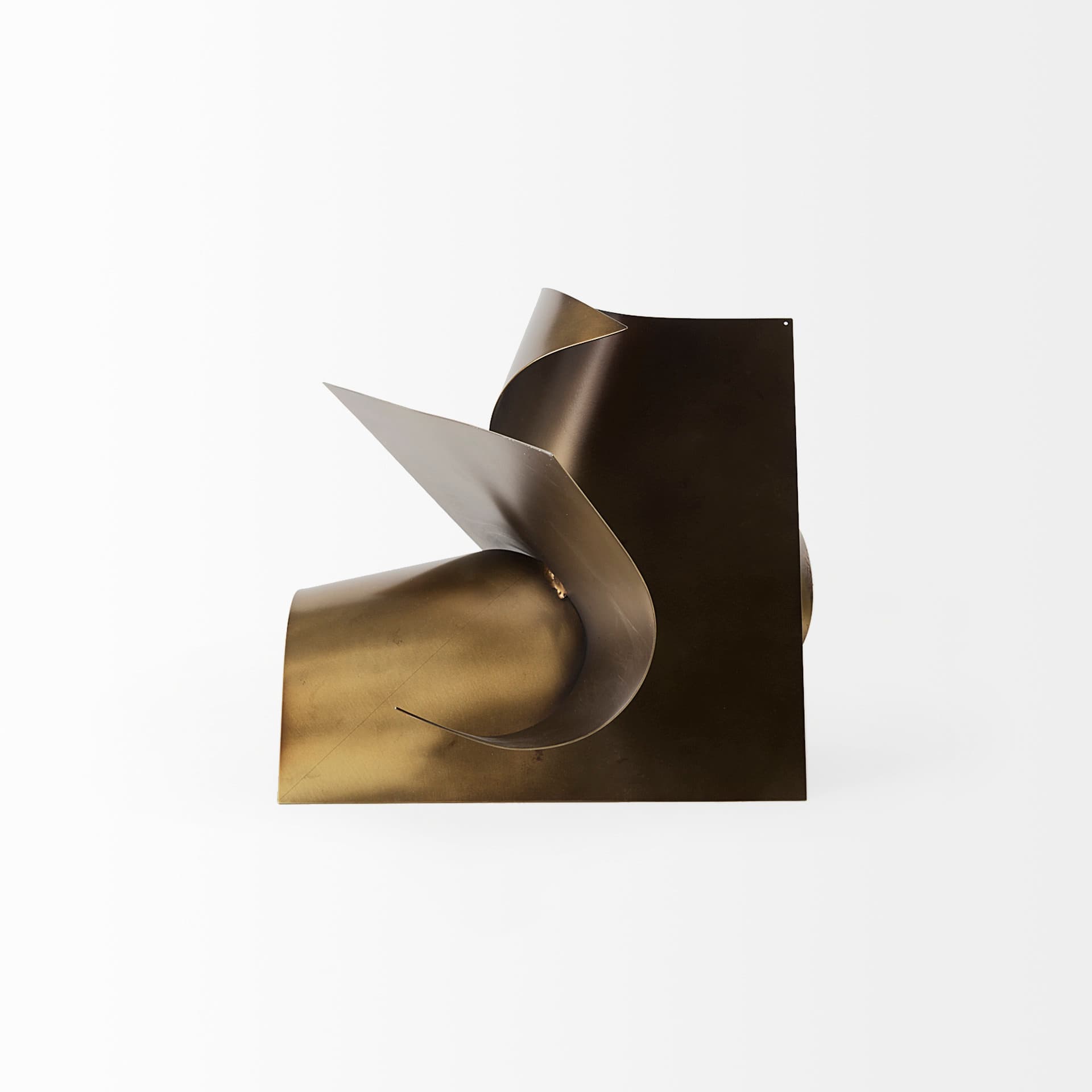 Francesca Antique Gold Metal Sculptural Decorative Object — product photograph