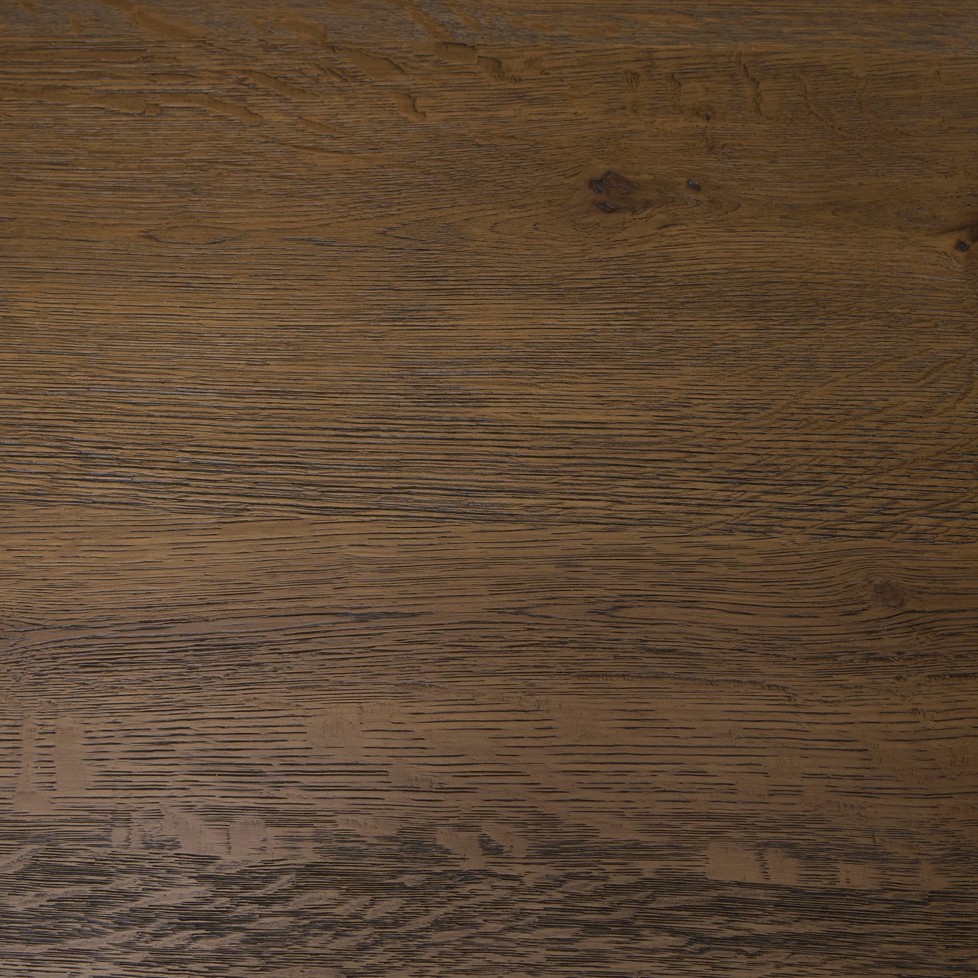 Kendrix Dark Brown Oak Wood Cappuccino Marble 4 Door Closed Sideboard — product photograph