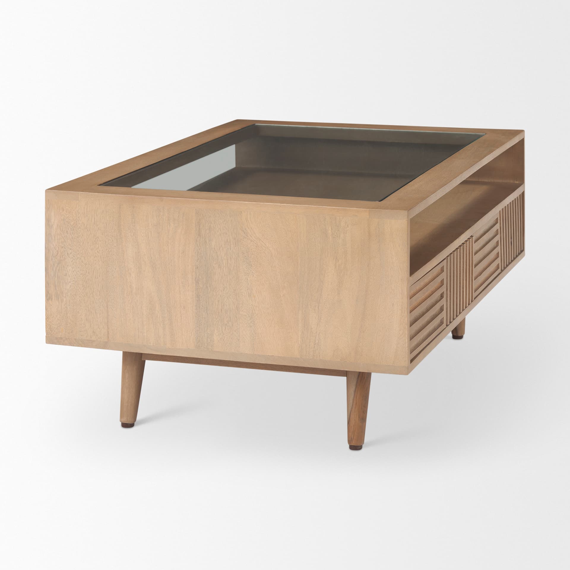 Sable 38.0L x 27.0W x 18.0H Light Brown Wood Coffee Table — product photograph