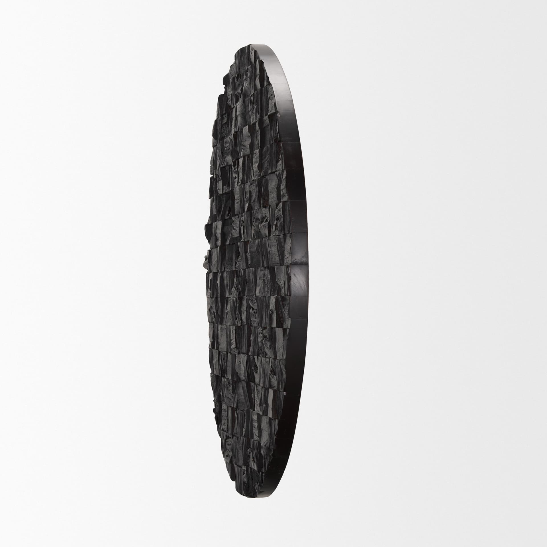 Into the Abyss I Dark Brown Wood 32" Wall Decor — product photograph