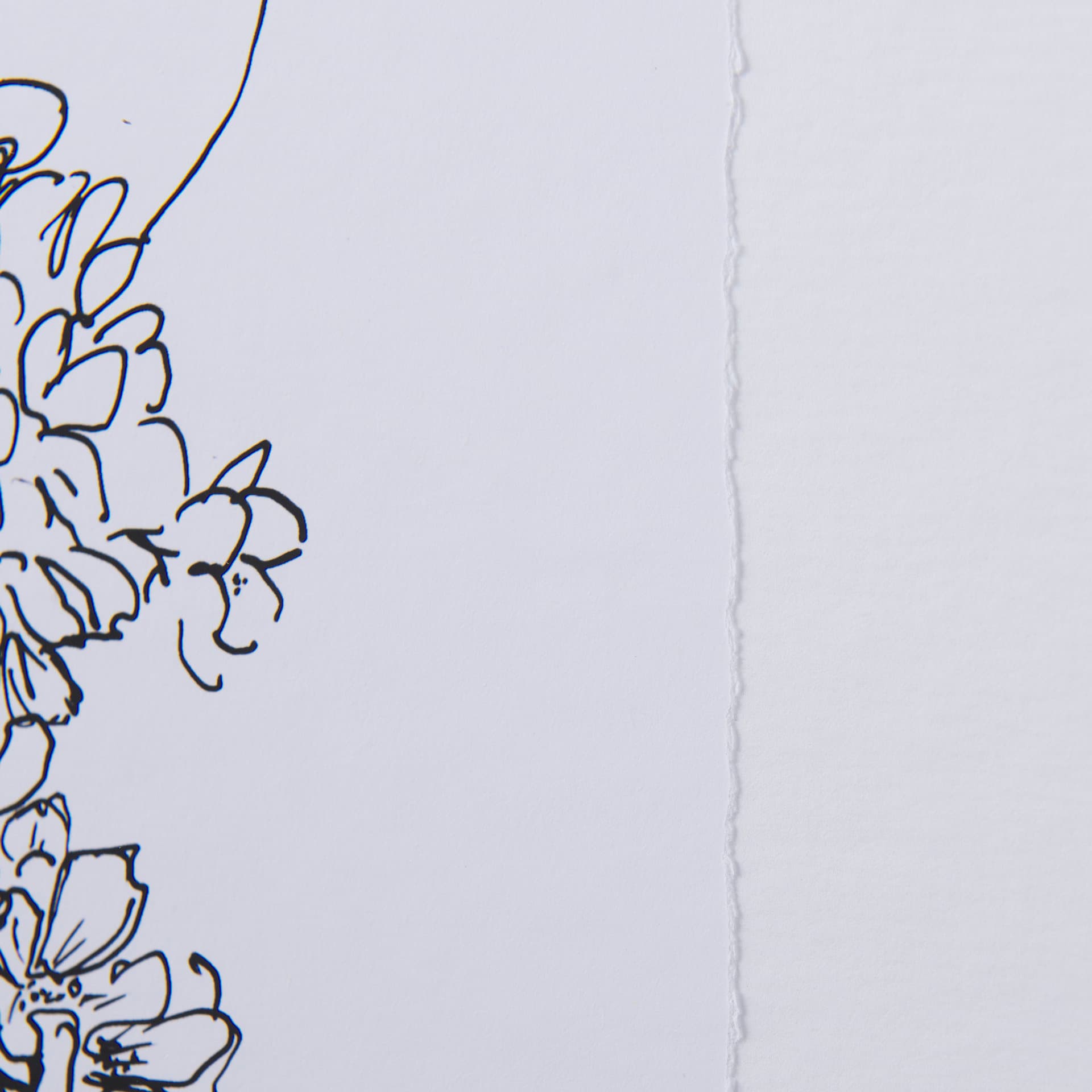 Spring Blooming VII by Mercana Studio Hand Embellished Textured Framed Art Print Matted under Glass — product photograph