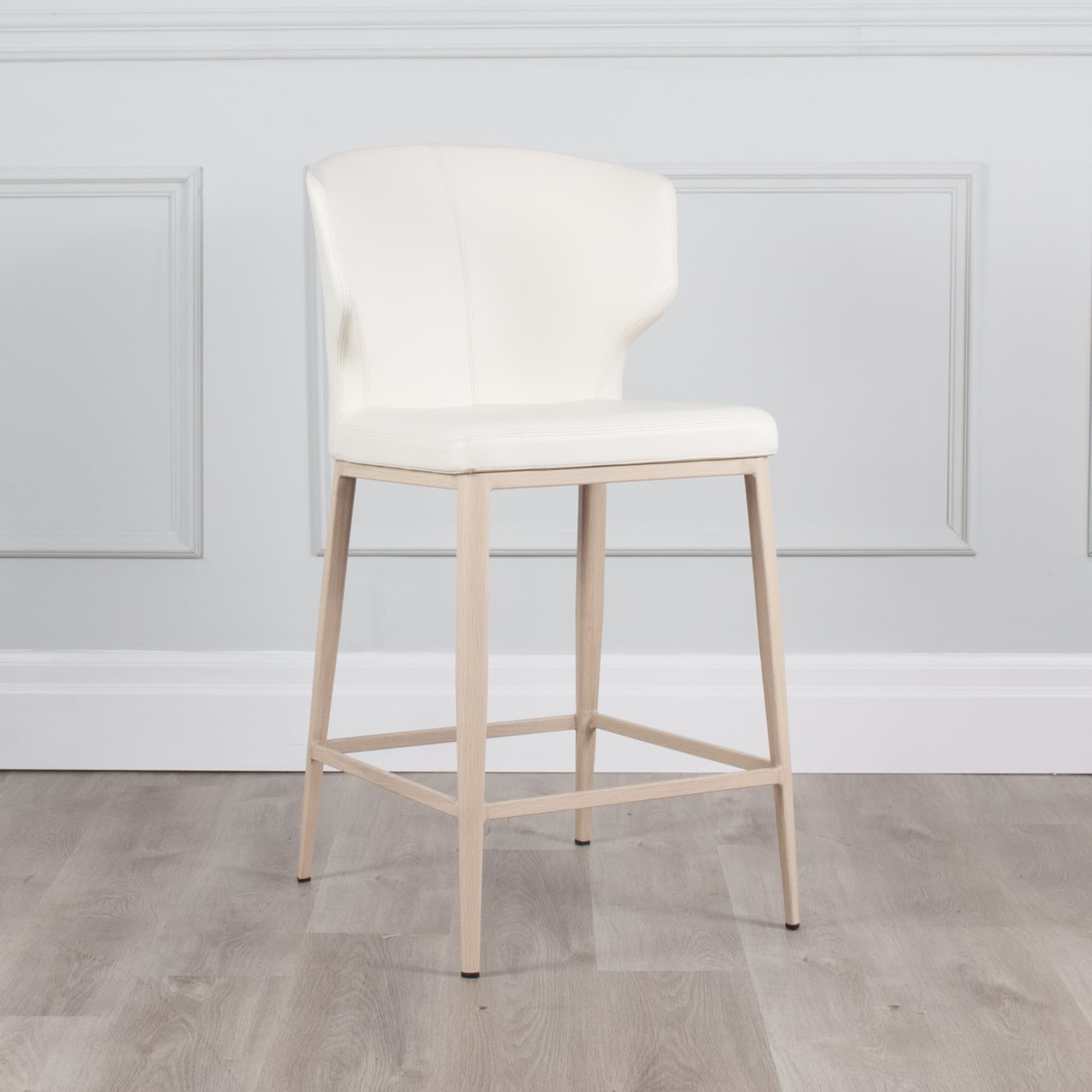 Cabo Stool With Metal Base — product photograph