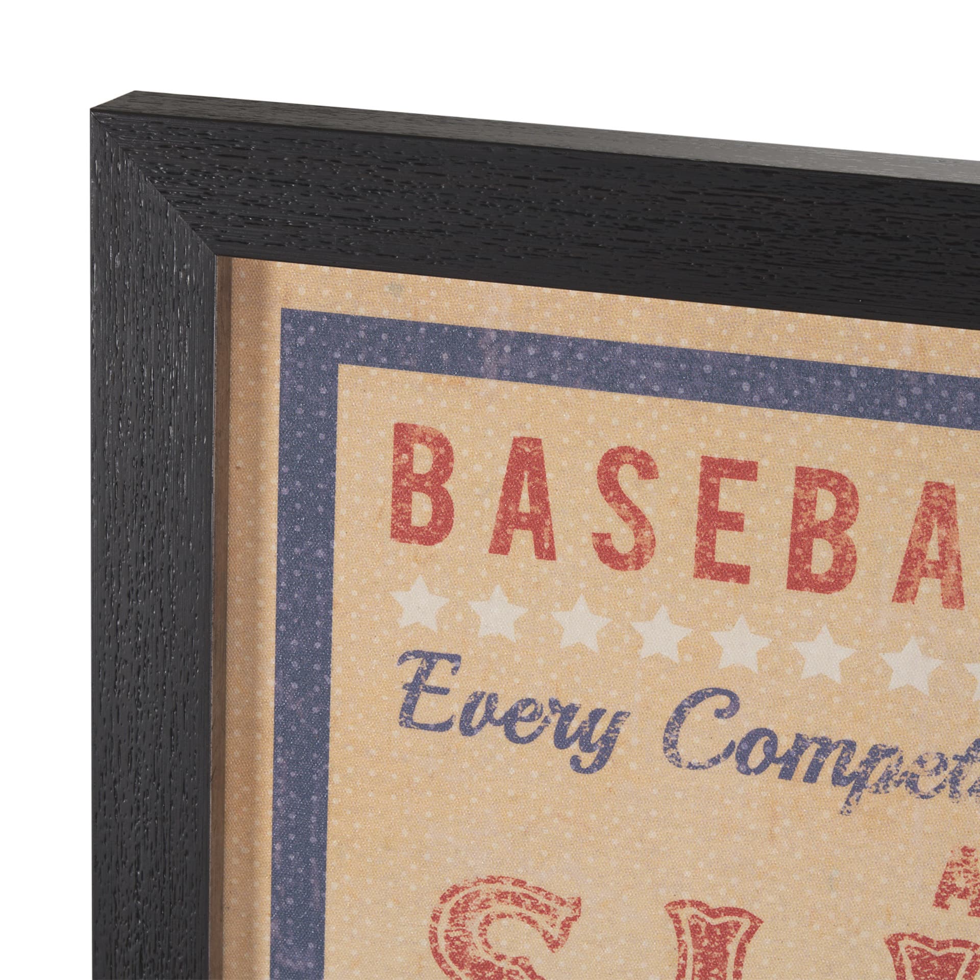 Play Ball by The Vintage Collection a Hand Embellished Framed Art Print — product photograph