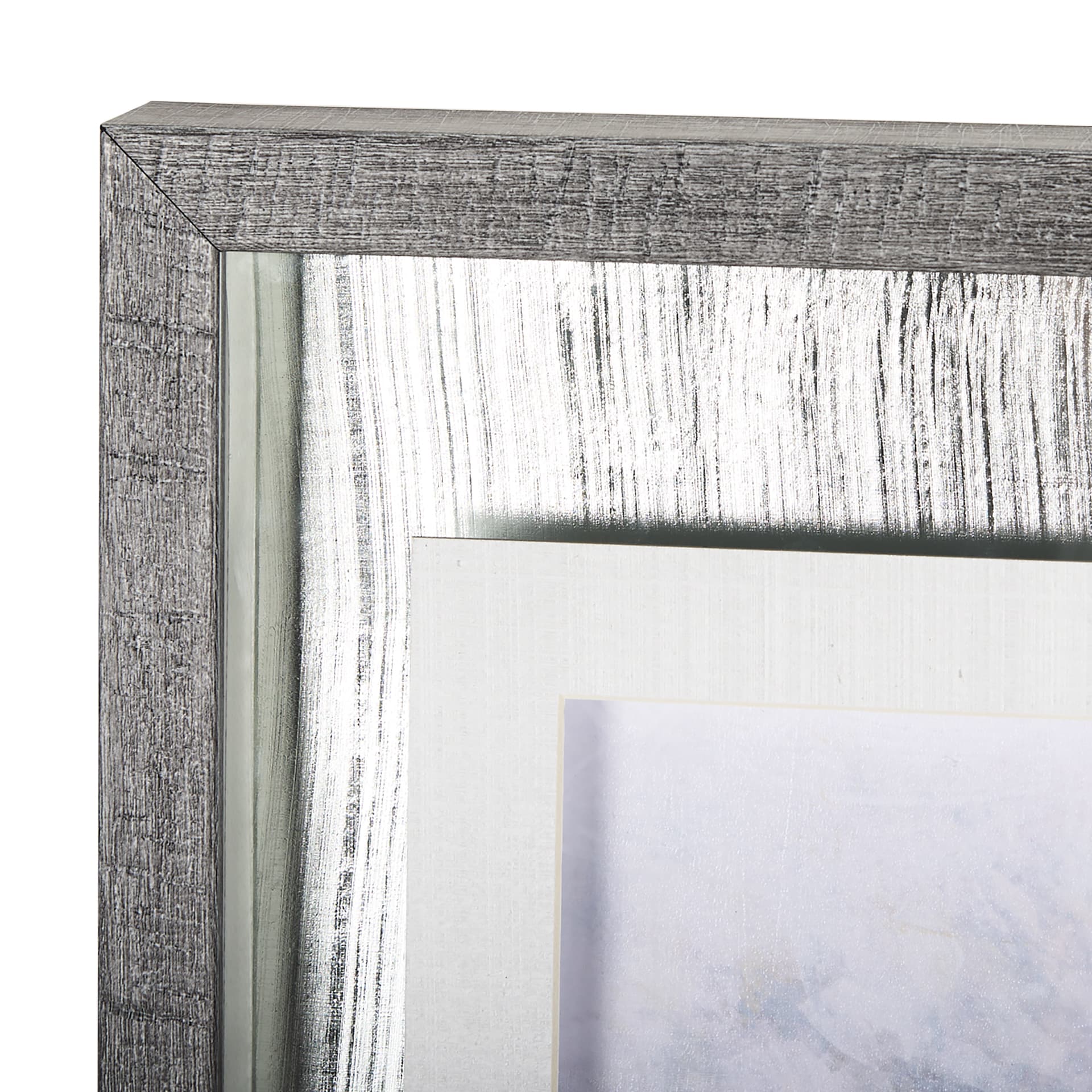 A Fresh Winter Morning I by Mercana Studio Hand Embellished Framed Art Print Matted under Glass — product photograph