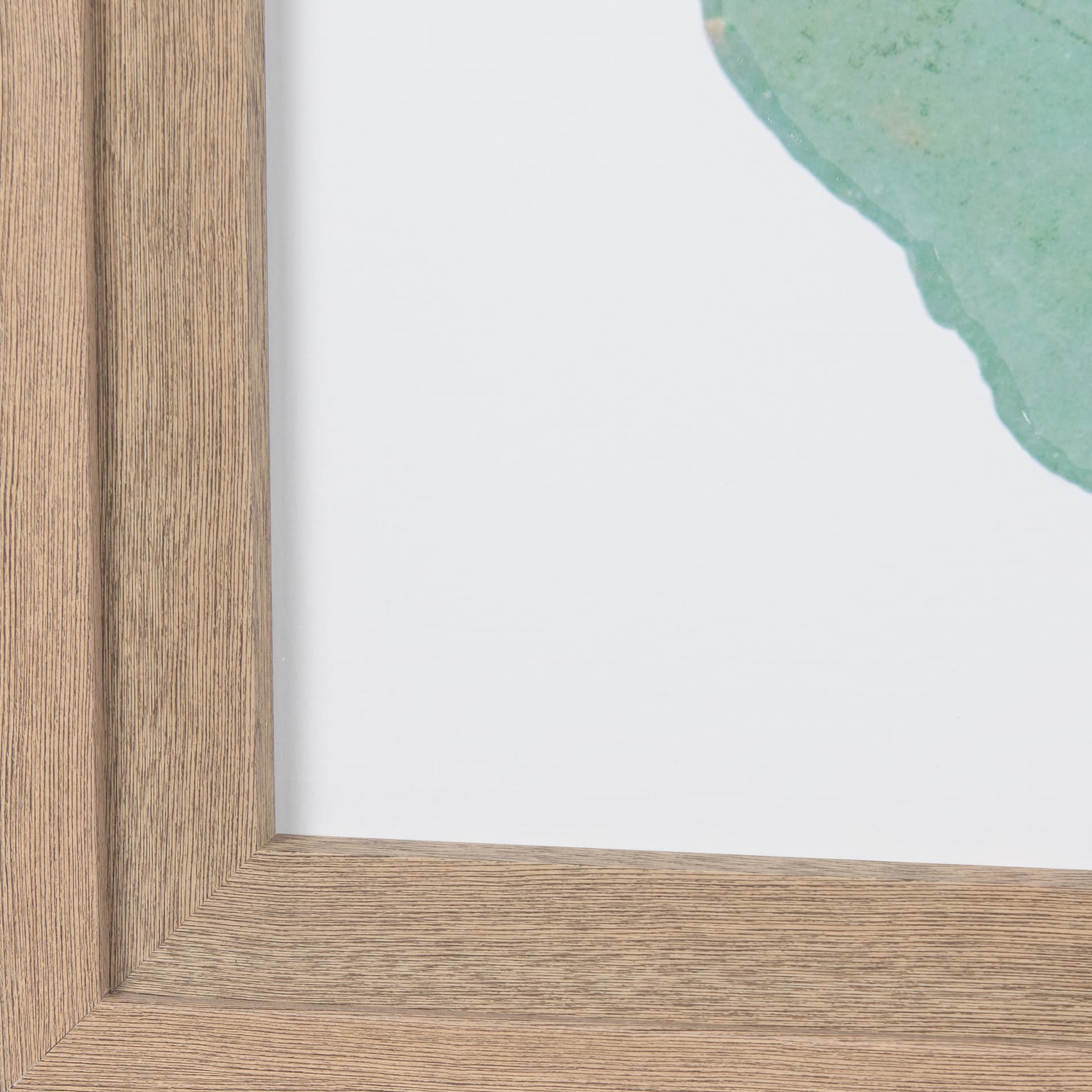 Nature Calm Rest by Mercana Studio a Hand Embellished Textured Framed Art Print Matted under Glass — product photograph