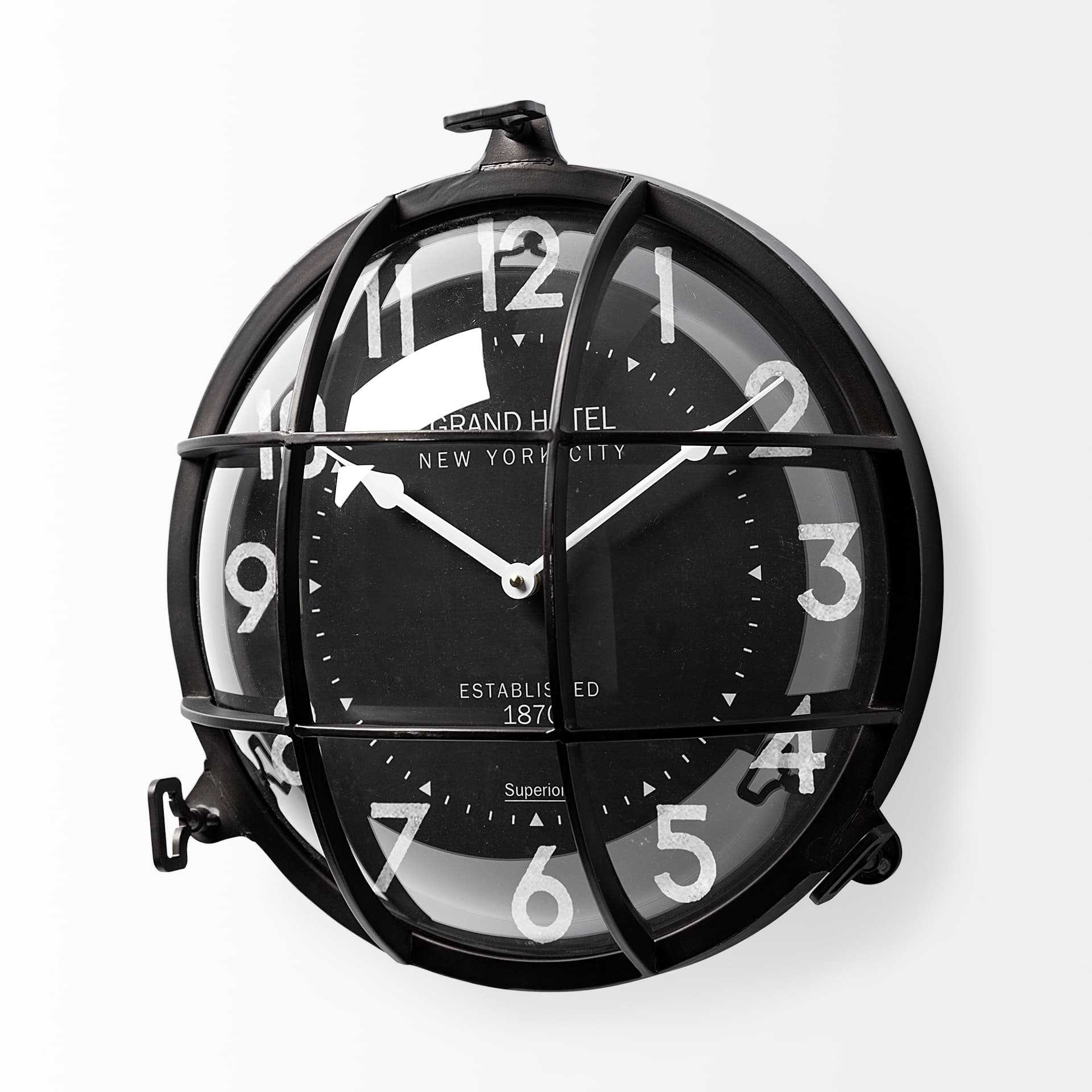 Bellmond 15L x 15H Large Industrial Wall Clock — product photograph