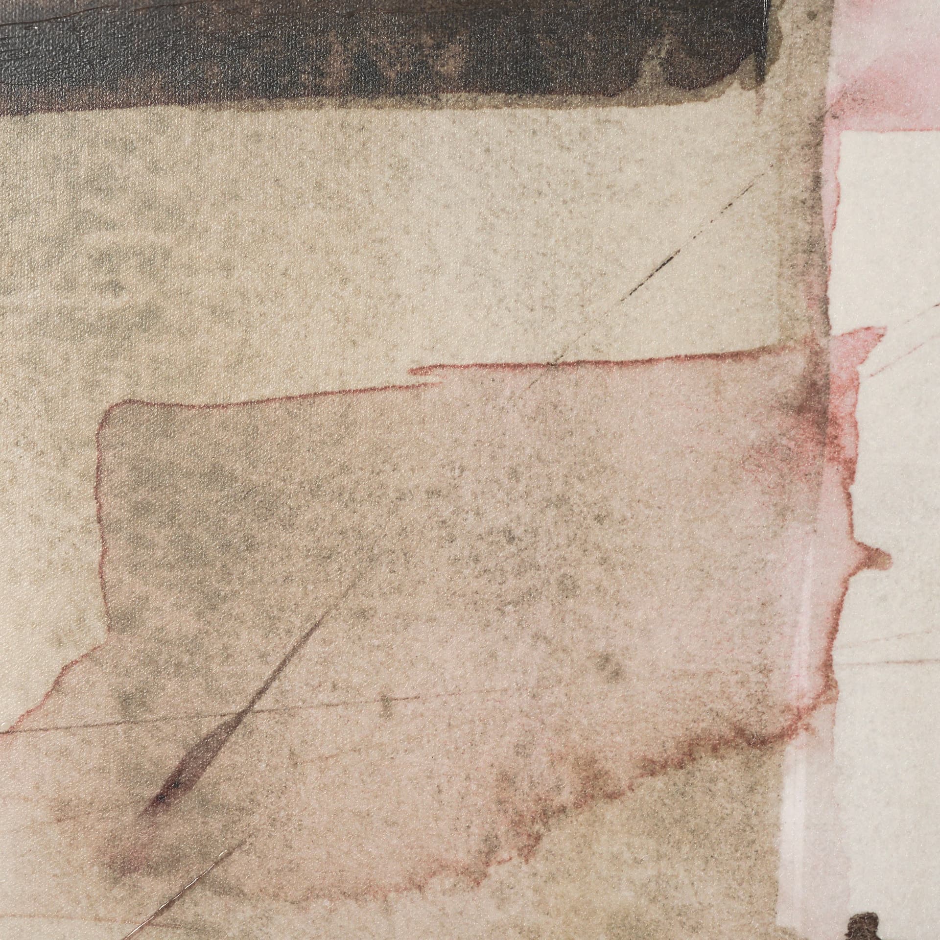 Quiet Constructs II by Mercana Studio Hand Embelished Textured Framed Artwork Matted — product photograph