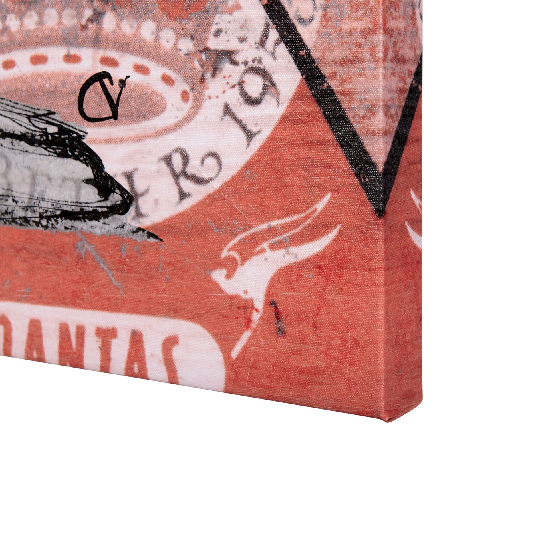 Graffiti Sculpture IV by Mercana Studio a Hand Embellished Textured Canvas — product photograph