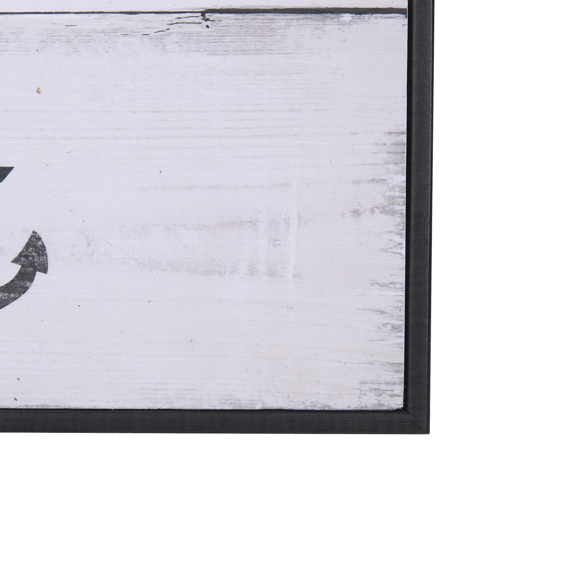 Anchors Away by Mercana Studio a Hand Embellished Textured Framed Art Print — product photograph