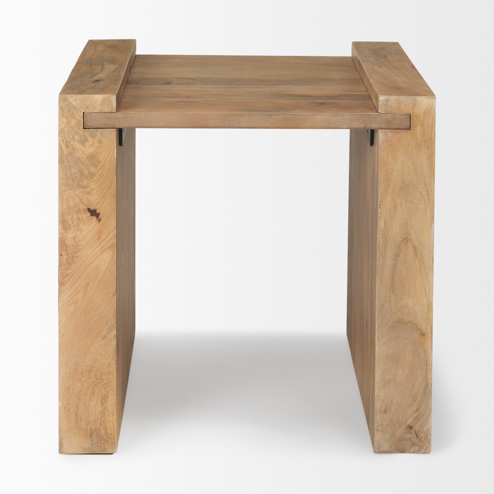Athelia Light Wood Accent Table — product photograph