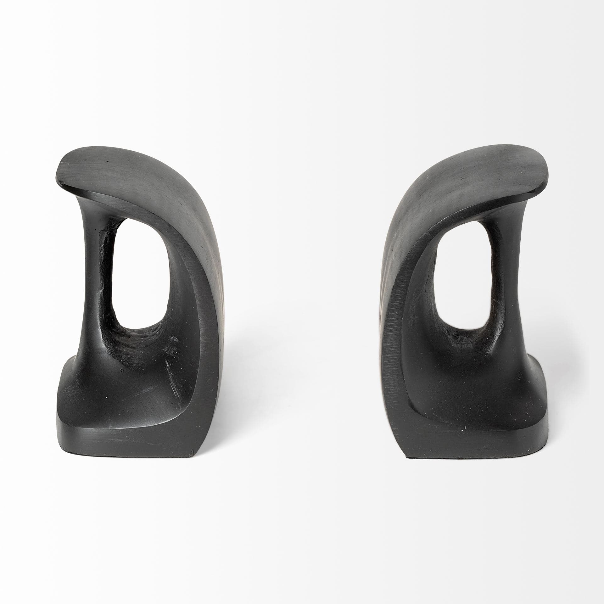 Last Cobbler's (Set of 2) 8L x 6W Black Shoemaker Tool Bookends — product photograph