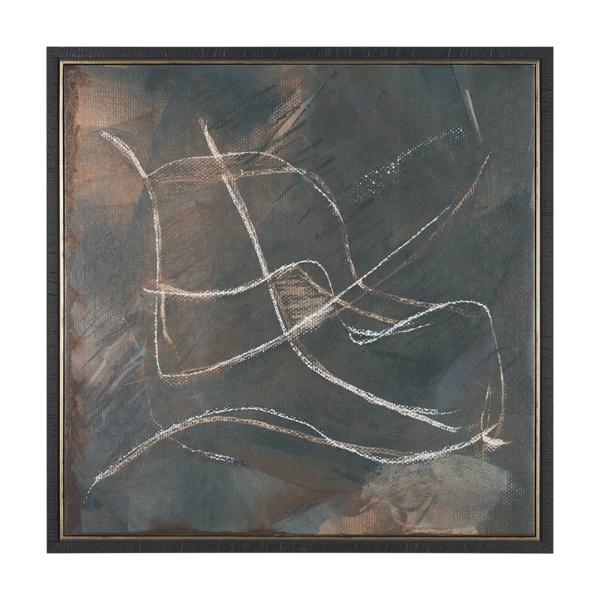 Cazim I by Mercana Studio Hand-Embellished Textured Framed Canvas Artwork — product photograph